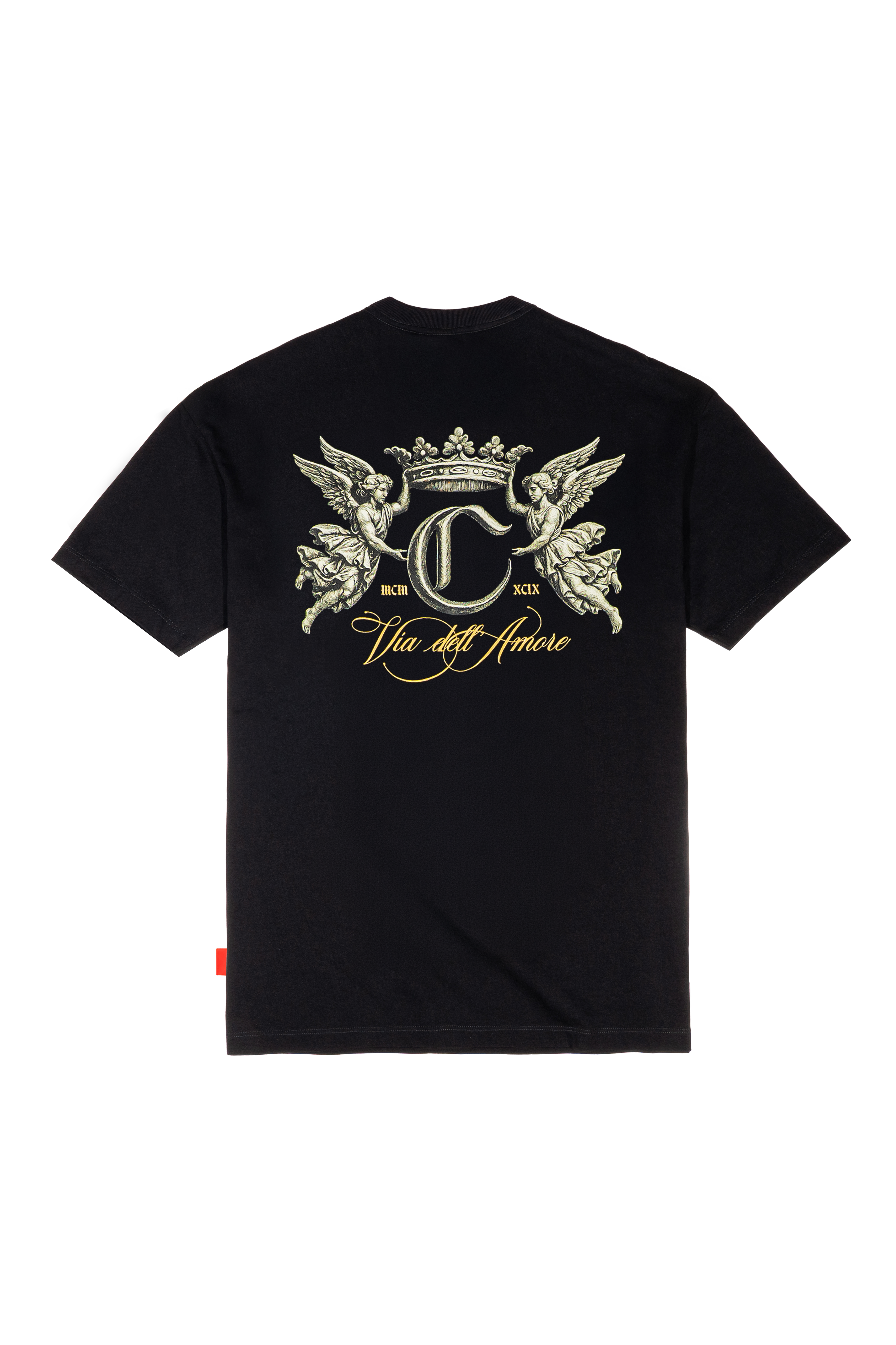 ADERIRE BLACK MEN'S T-SHIRT CLEMONT - IMAGE 1 - CLEMONT.US