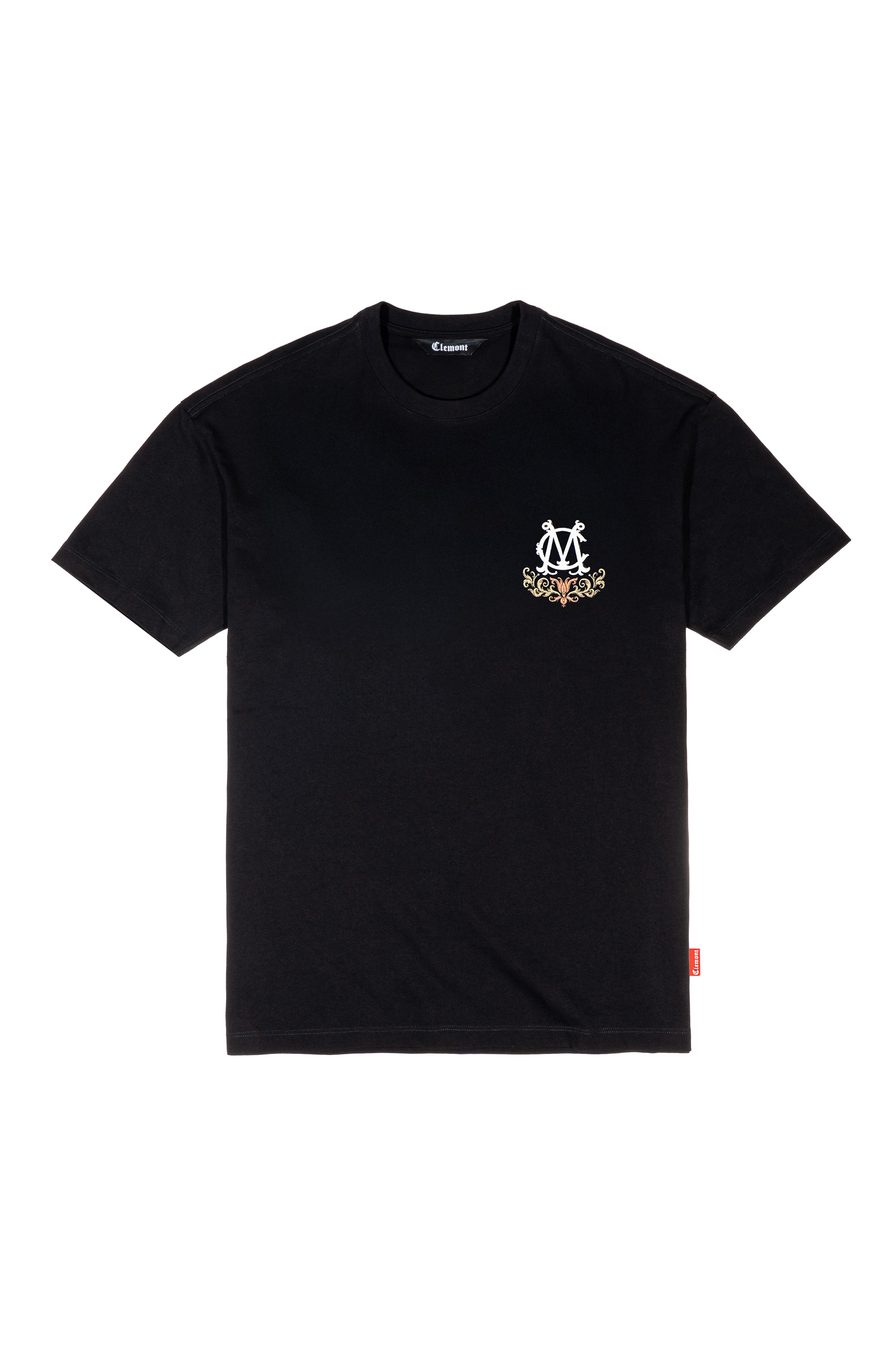 ANNEGATO BLACK MEN'S OVERSIZED T-SHIRT CLEMONT - IMAGE 4 - CLEMONT.US