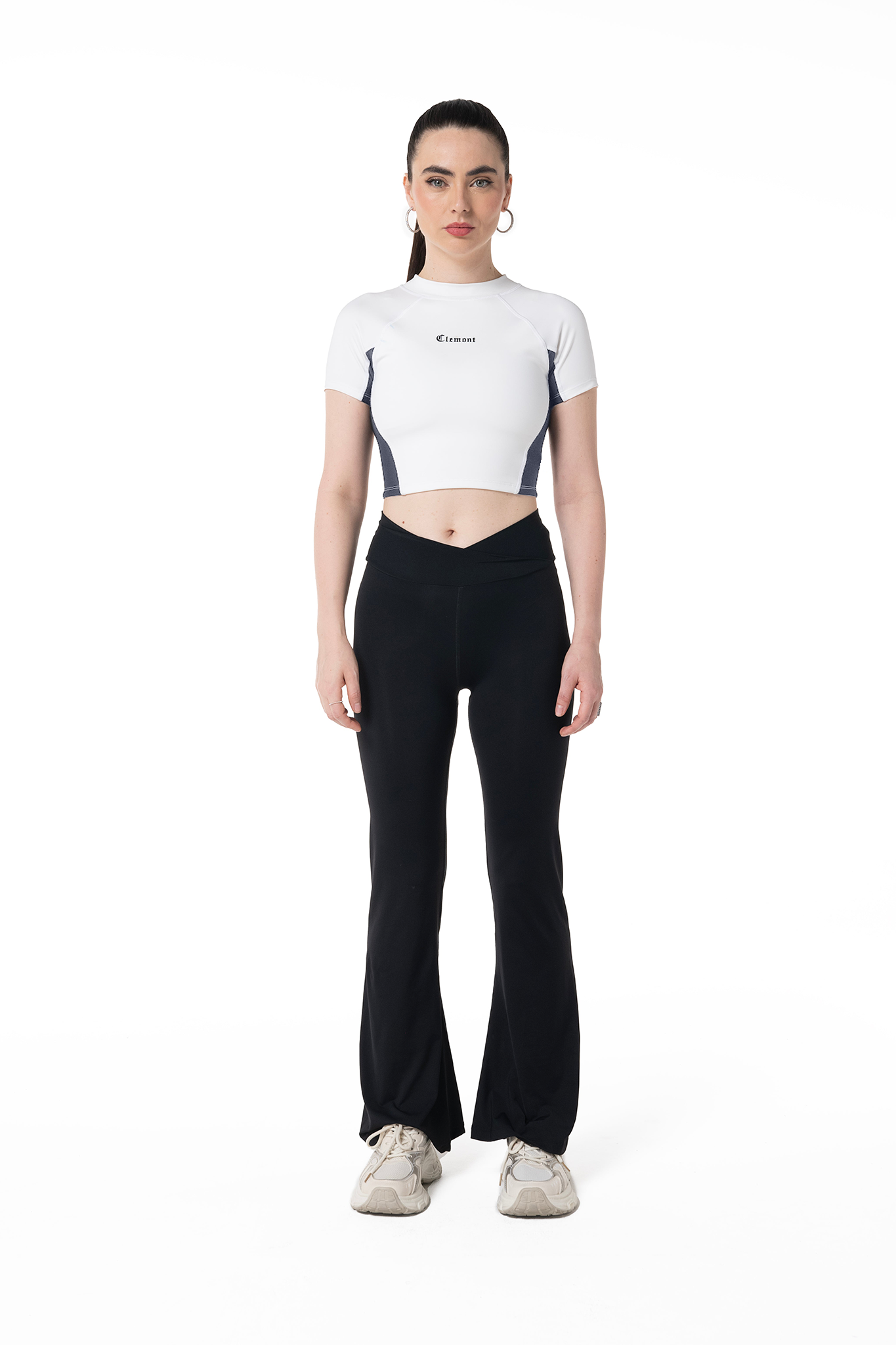 RUGIADA CREAM WOMEN'S CROP TOP CLEMONT - IMAGE 2 - CLEMONT.US