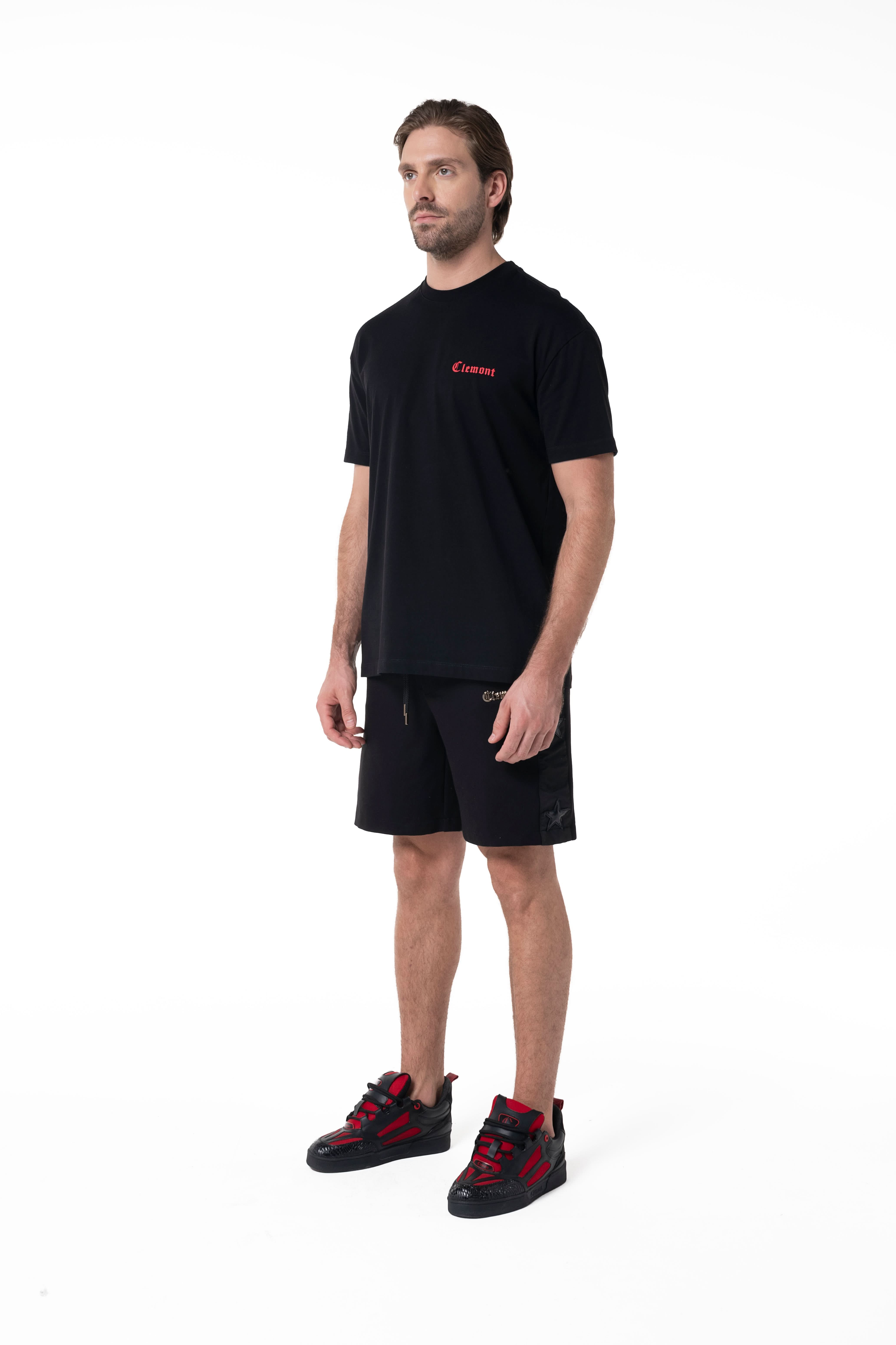 CONTENITORE BLACK MEN'S T-SHIRT CLEMONT - IMAGE 5 - CLEMONT.US