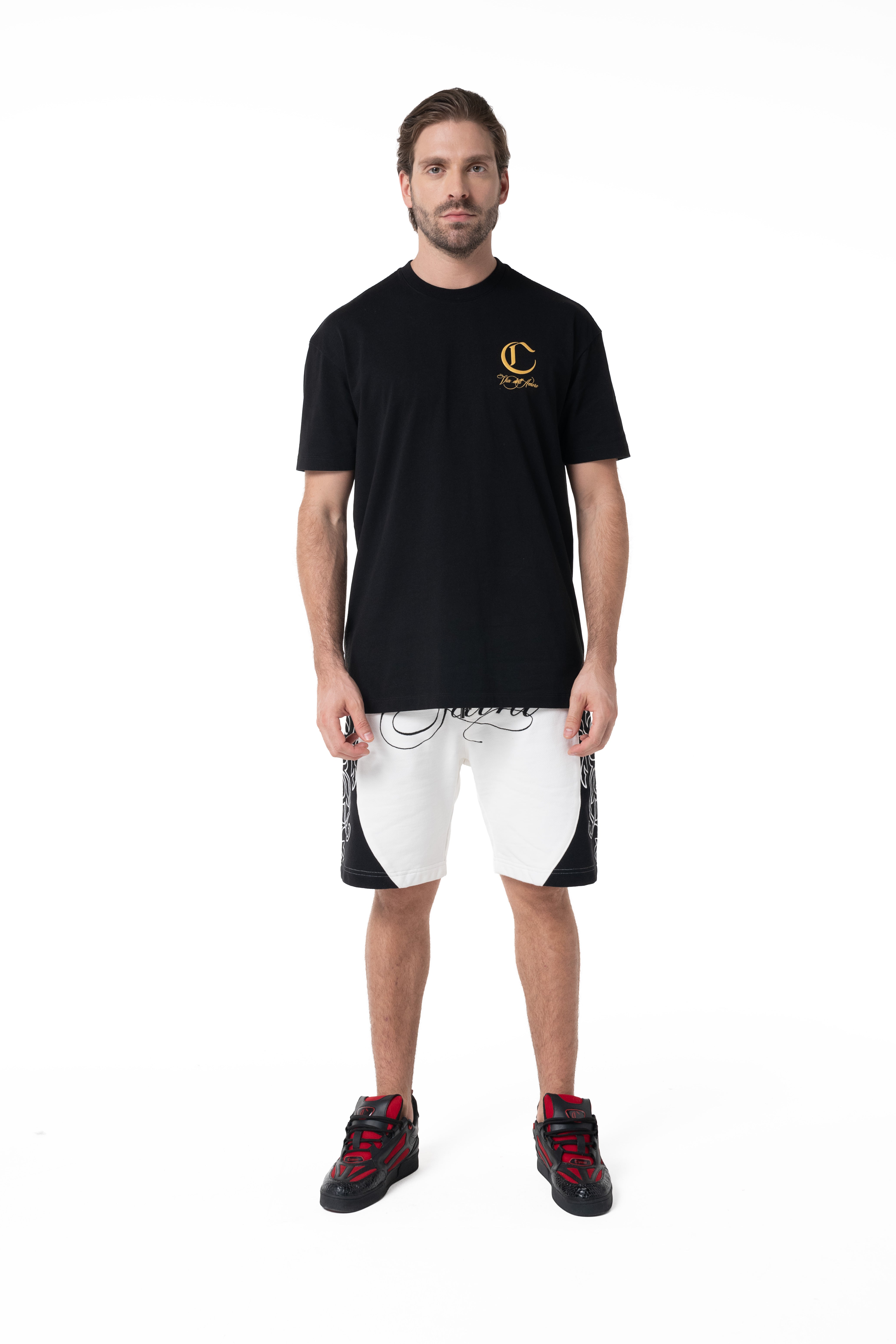 ADERIRE BLACK MEN'S T-SHIRT CLEMONT - IMAGE 3 - CLEMONT.US