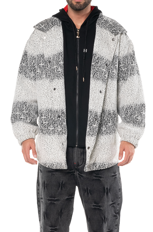 SESTIERE JACKET MEN BLACK/WHITE
