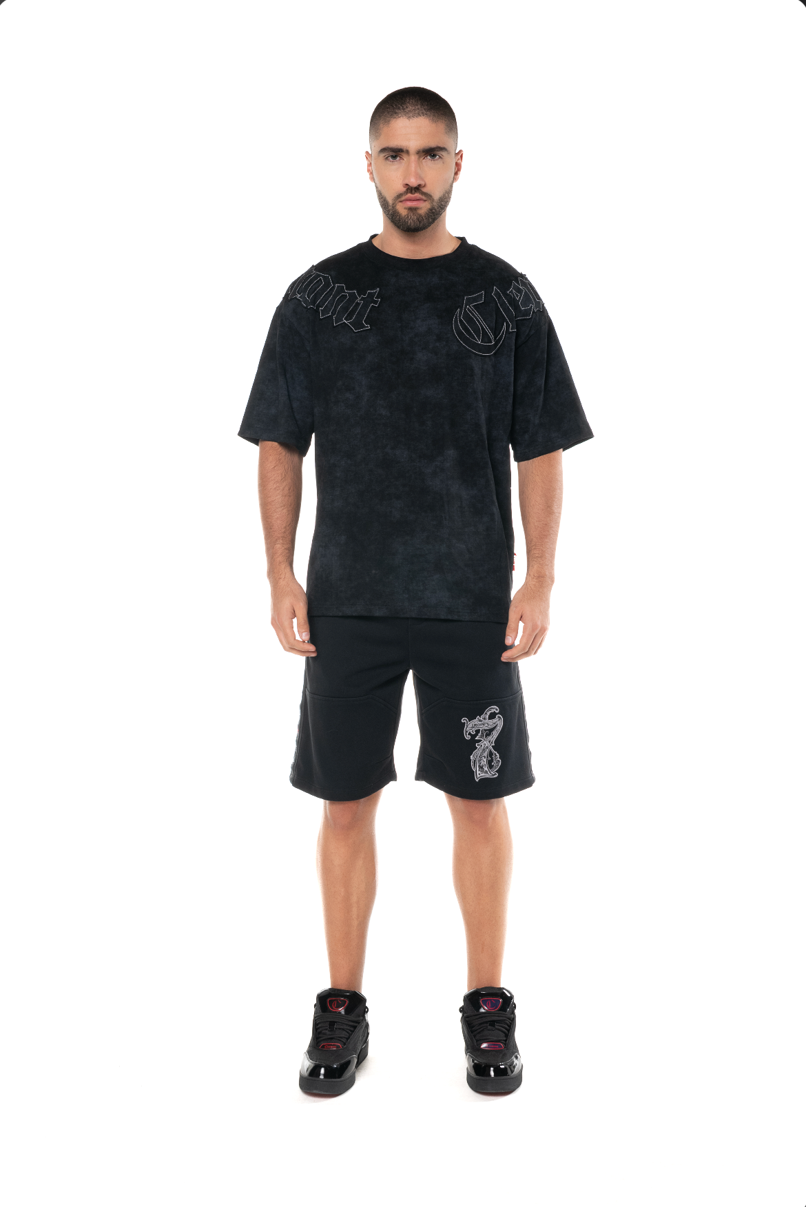 AFFANNO OVERSIZED T-SHIRT MEN BLACK