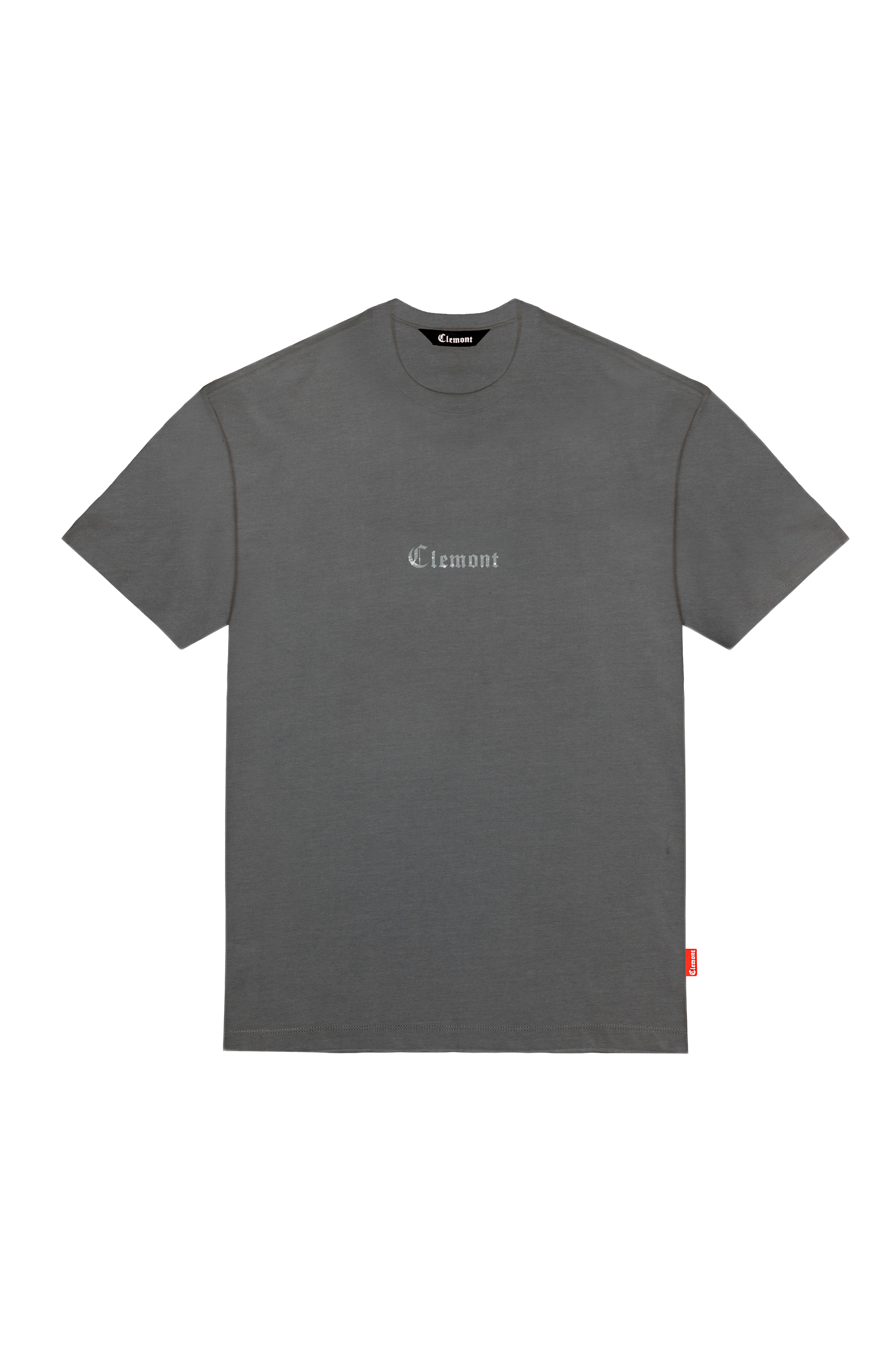 LUSINGA DARK GREY MEN'S OVERSIZED T-SHIRT CLEMONT - IMAGE 4 - CLEMONT.US