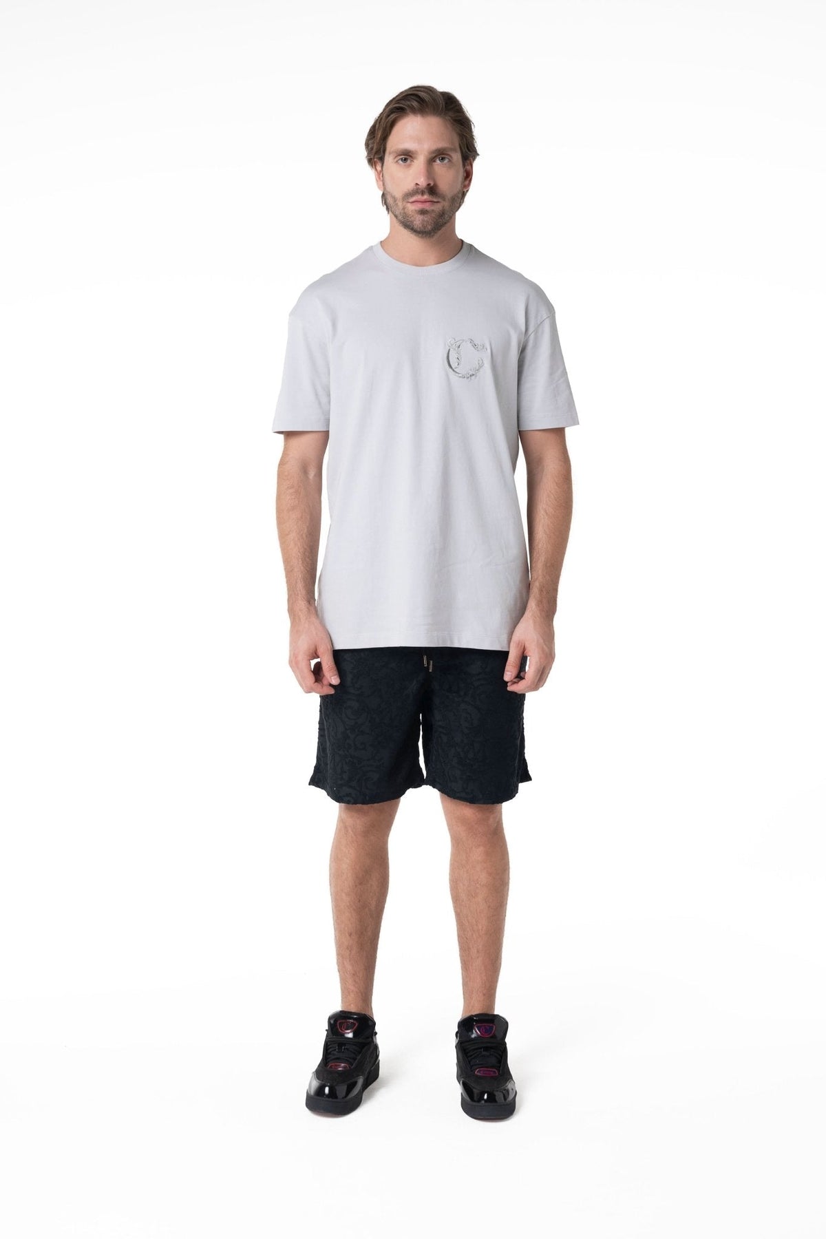 ANCORAGGIO GREY MEN'S T-SHIRT CLEMONT - CLEMONT US