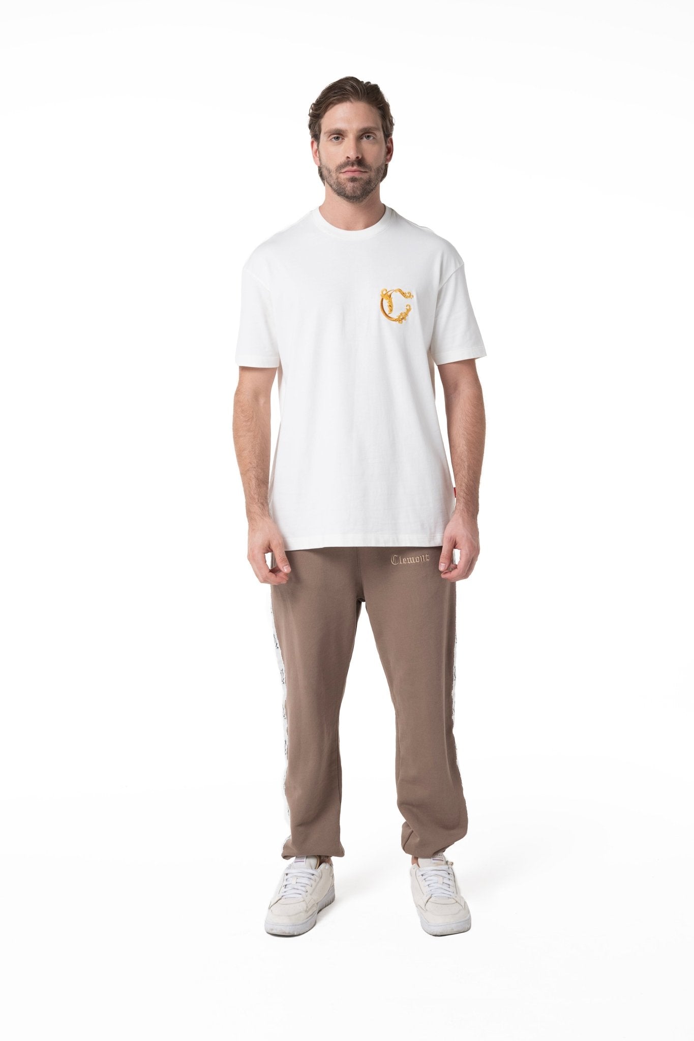 ANCORAGGIO CREAM MEN'S T-SHIRT CLEMONT - IMAGE 4 - CLEMONT.US