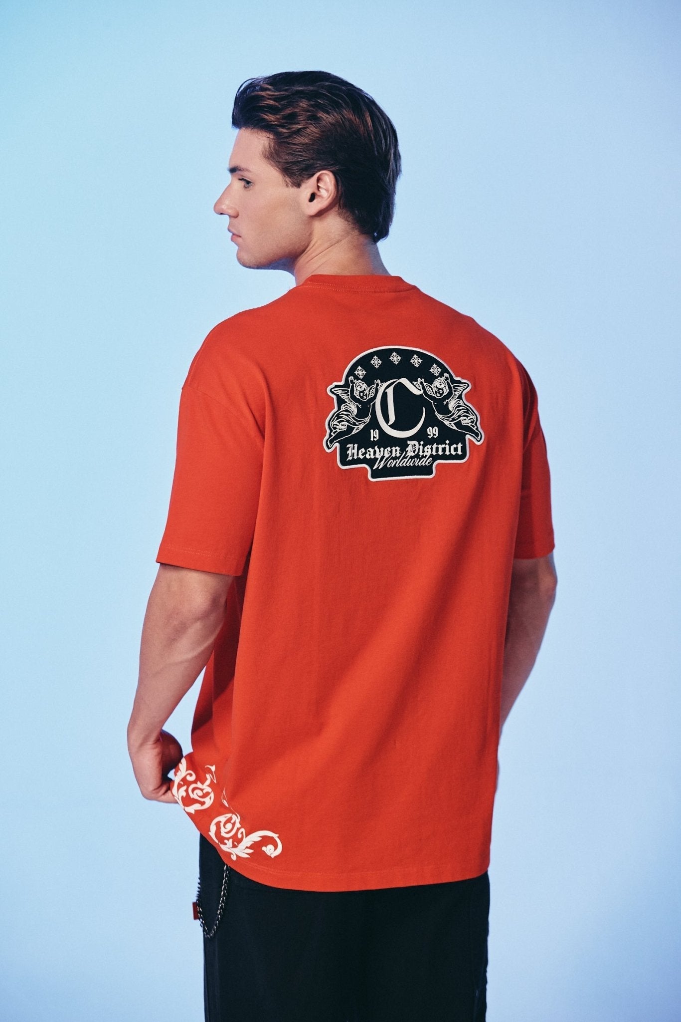 SCORRERE RED MEN'S T-SHIRT CLEMONT - IMAGE 3 - CLEMONT.US