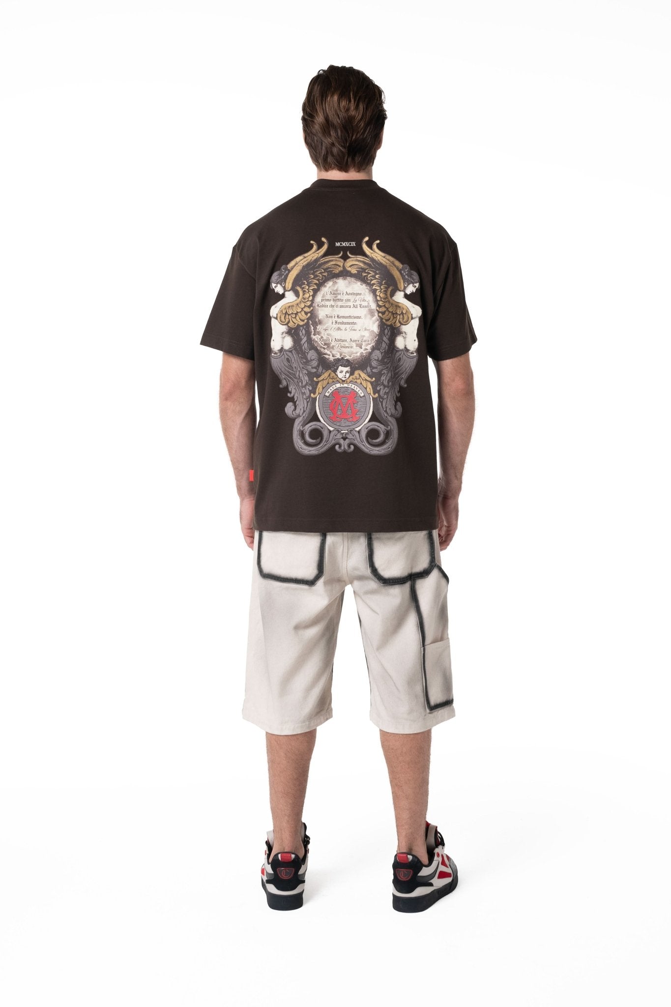 SPIGA MOCCA MEN'S T-SHIRT CLEMONT - IMAGE 2 - CLEMONT.US
