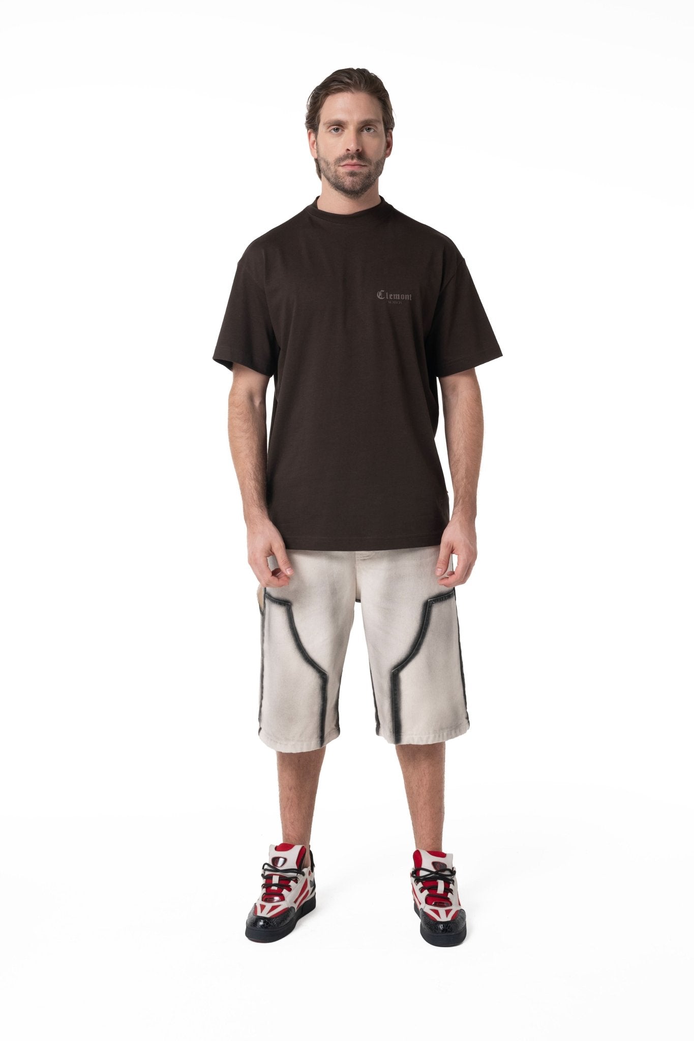 SPIGA MOCCA MEN'S T-SHIRT CLEMONT - IMAGE 4 - CLEMONT.US