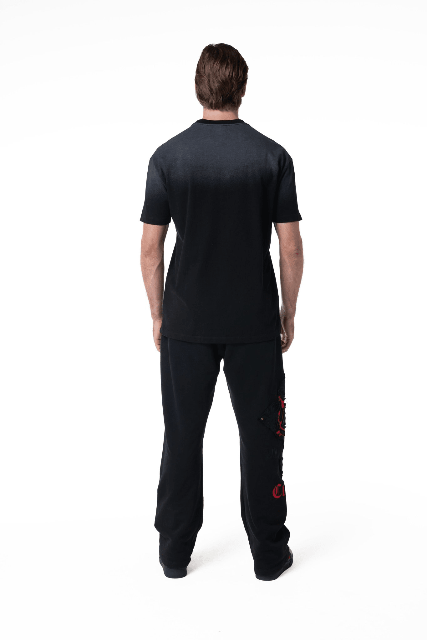 VELARIO BLACK MEN'S T-SHIRT CLEMONT - IMAGE 4 - CLEMONT.US