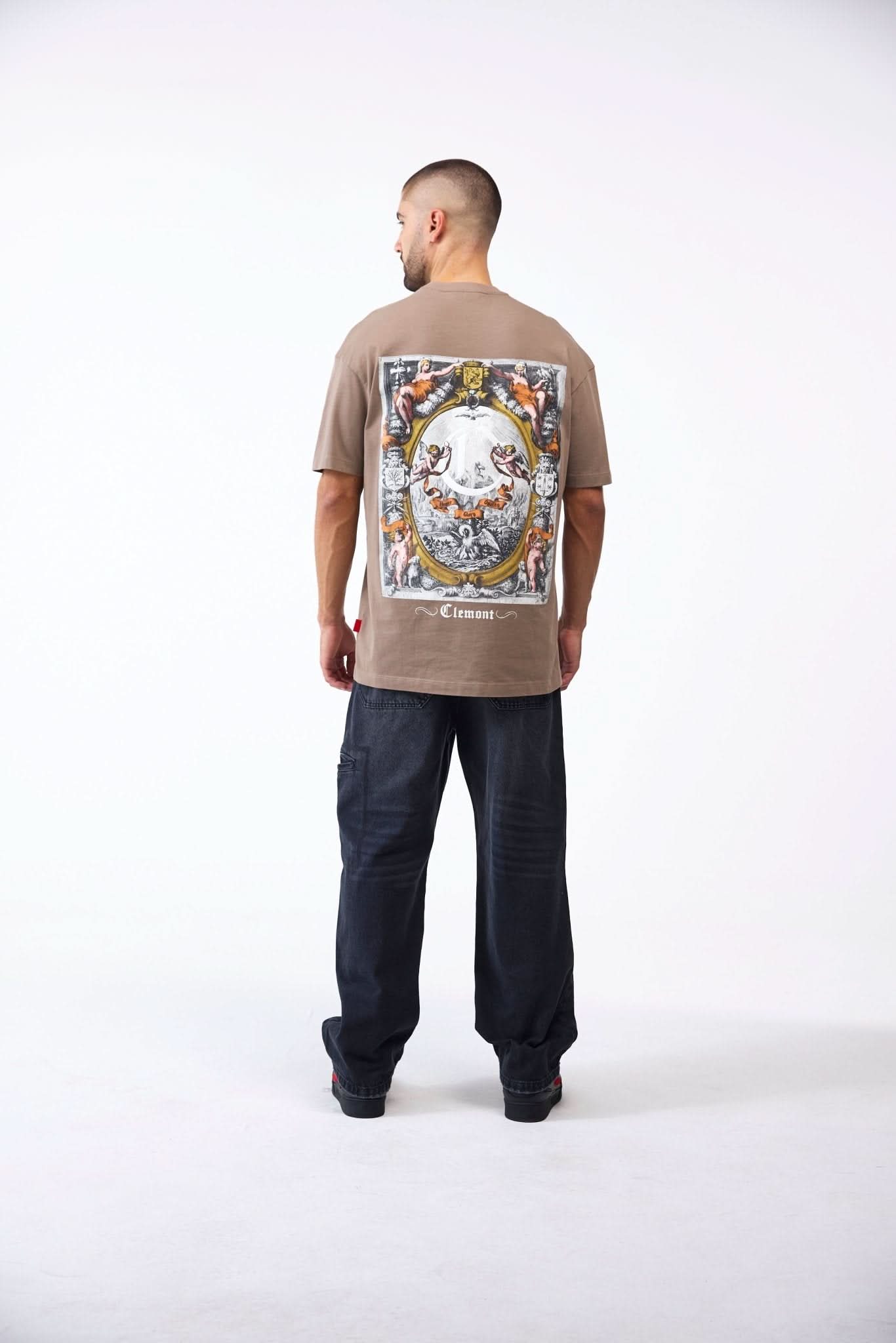 CAMISETA MASCULINO PALADINO TAUPE CLEMONT - CLEMONT, LLC