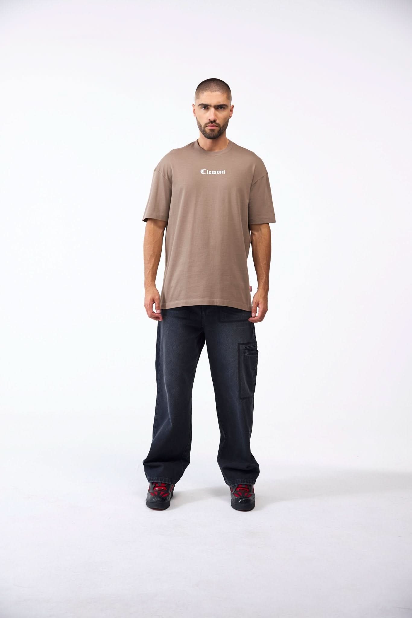 CAMISETA MASCULINO PALADINO TAUPE CLEMONT - CLEMONT, LLC
