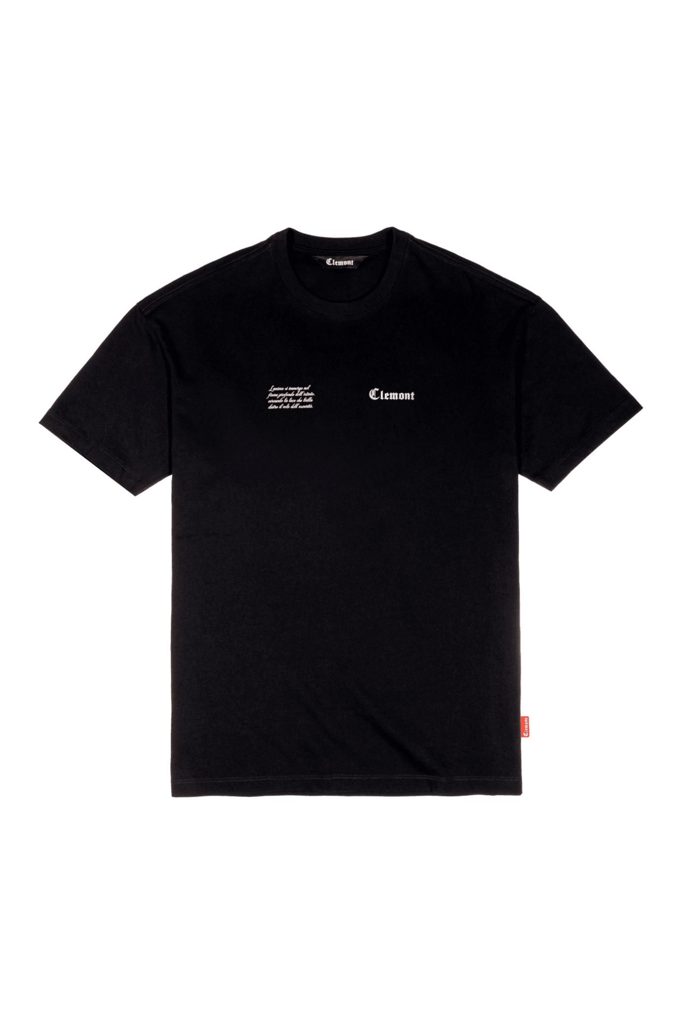 PALPITARE BLACK MEN'S OVERSIZED T-SHIRT CLEMONT - IMAGE 3 - CLEMONT.US
