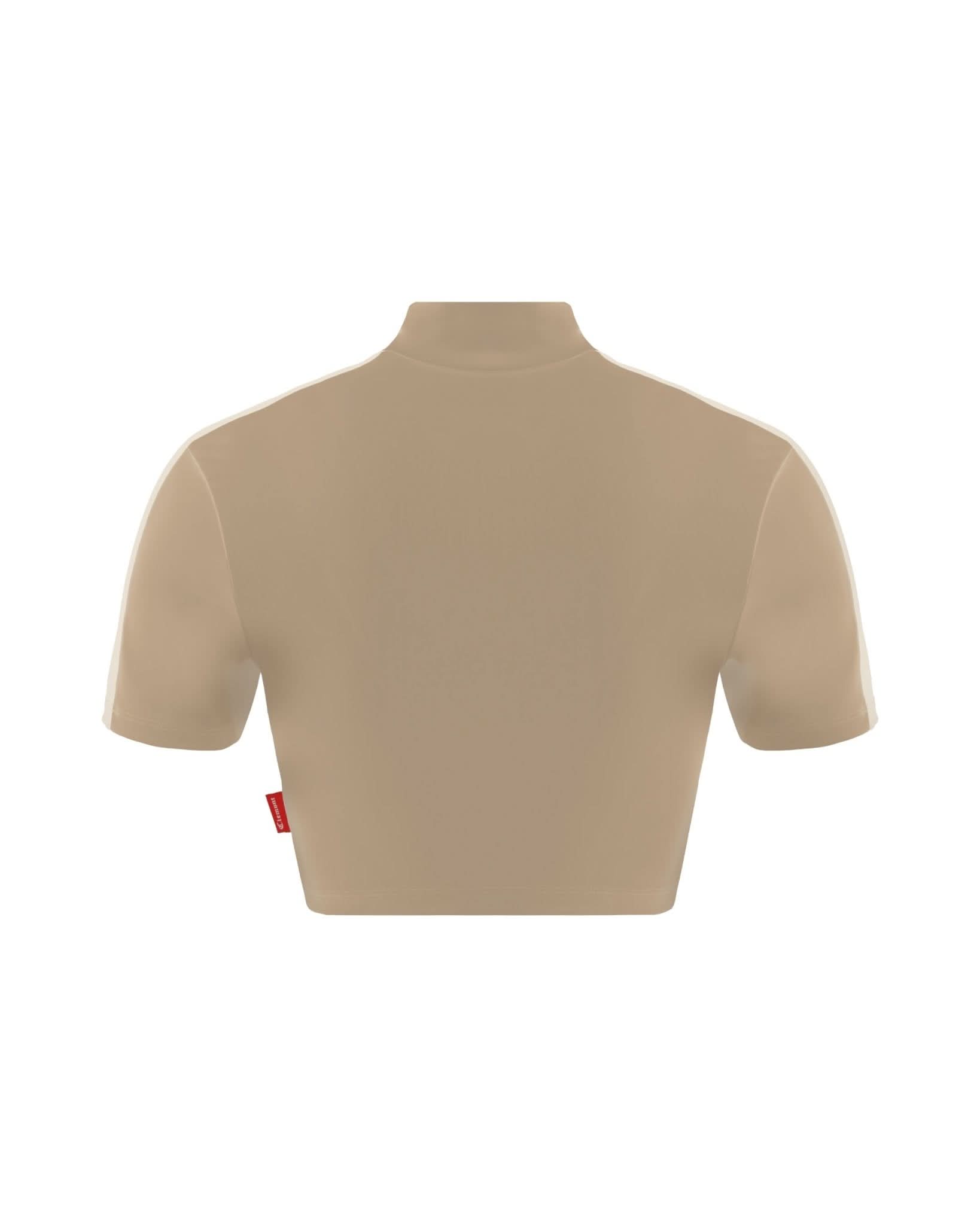 CROP TOP WOMEN LUMINOSA TAUPE CLEMONT - CLEMONT, LLC