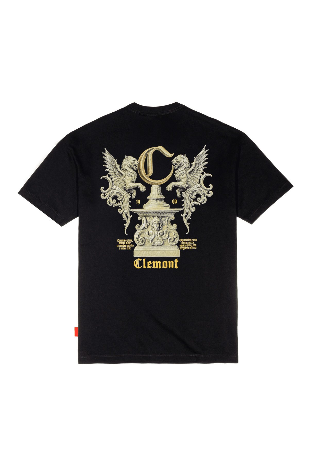 FASCINO BLACK MEN'S T-SHIRT CLEMONT - CLEMONT US