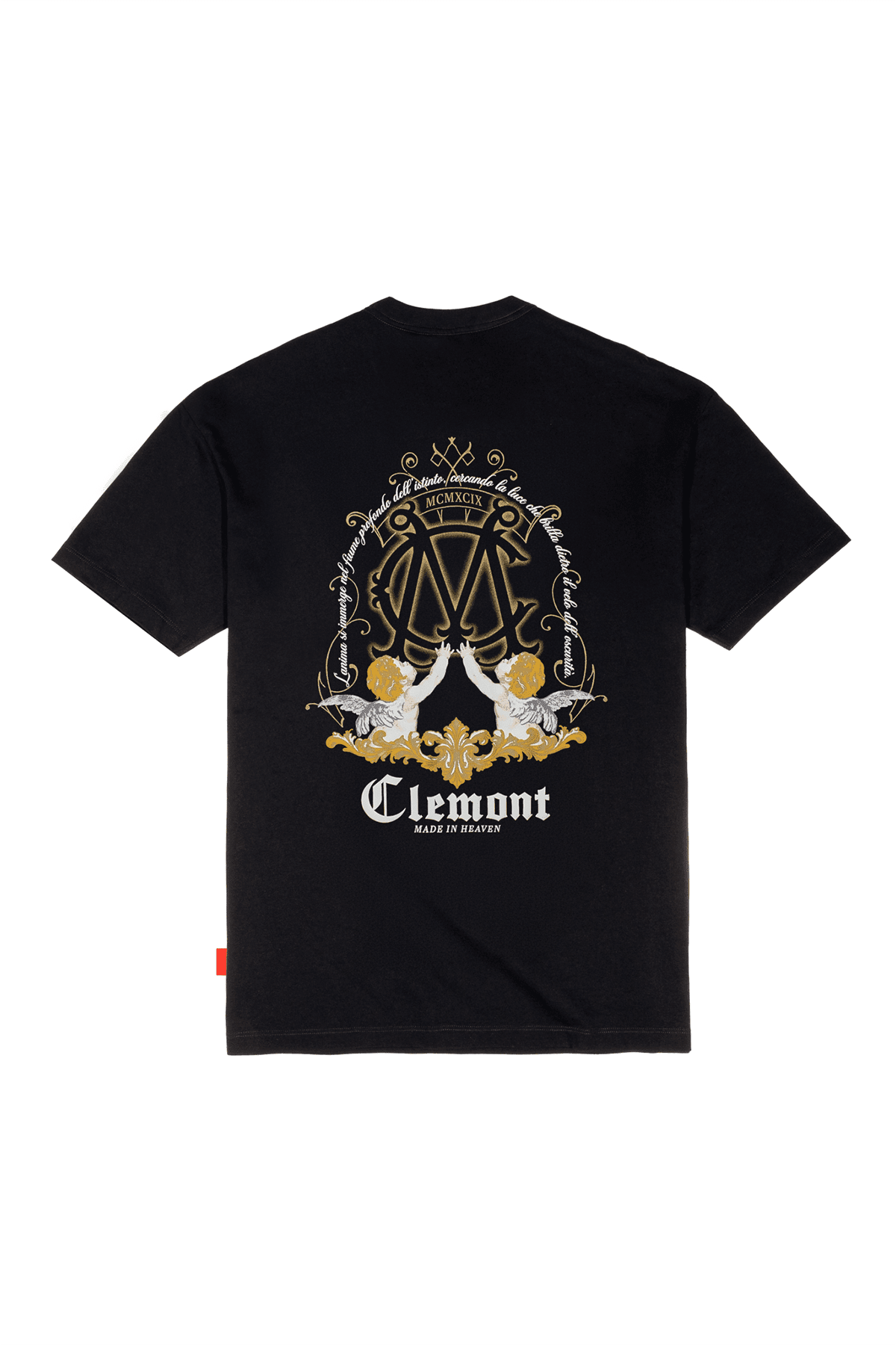 PALPITARE BLACK MEN'S OVERSIZED T-SHIRT CLEMONT - CLEMONT US