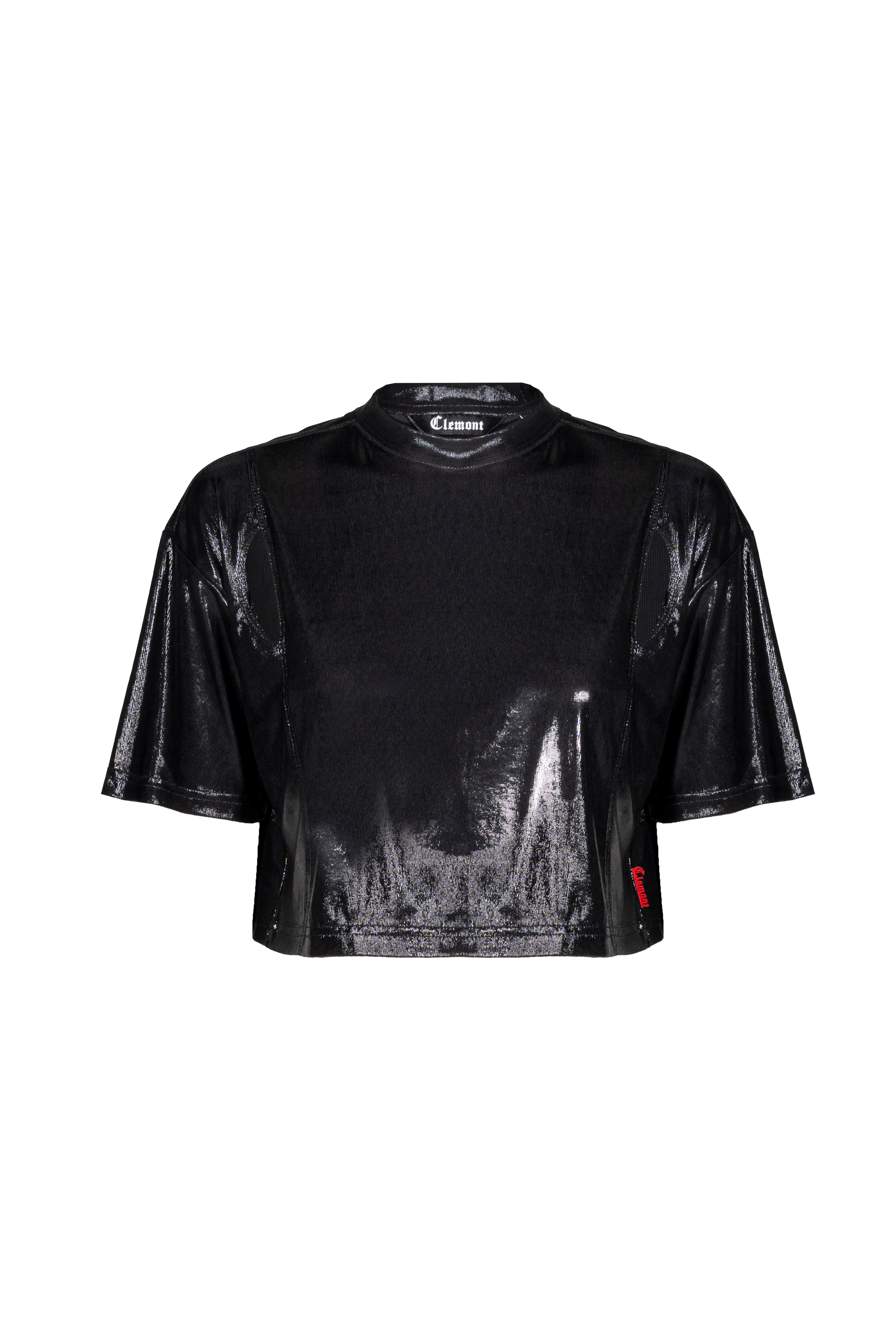PLATINATO CROP TOP WOMEN BLACK