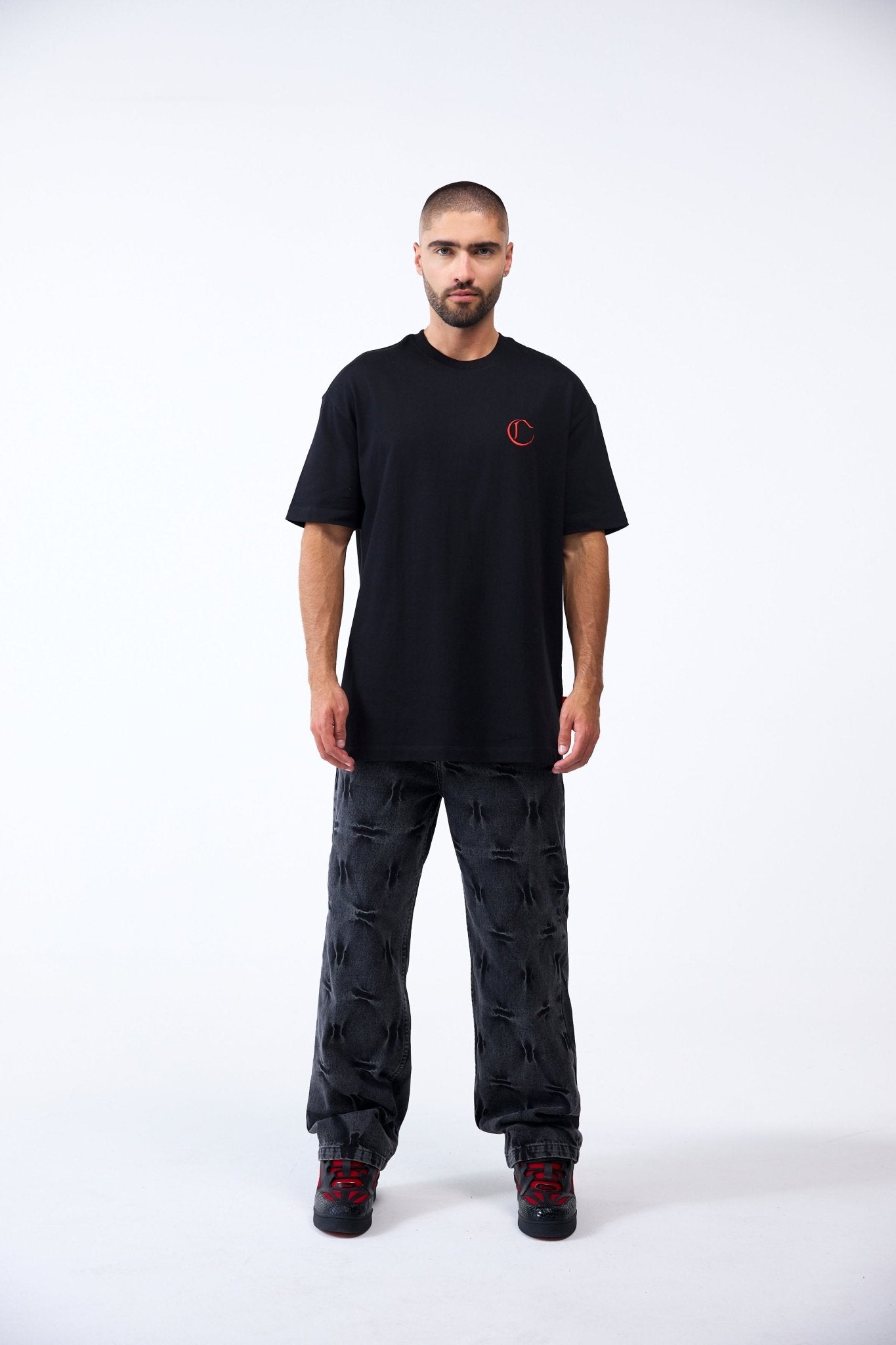 3PACK MASCULINO VENDETTA NEGRO/GRIS OSCURO/ROJO CLEMONT - CLEMONT, LLC