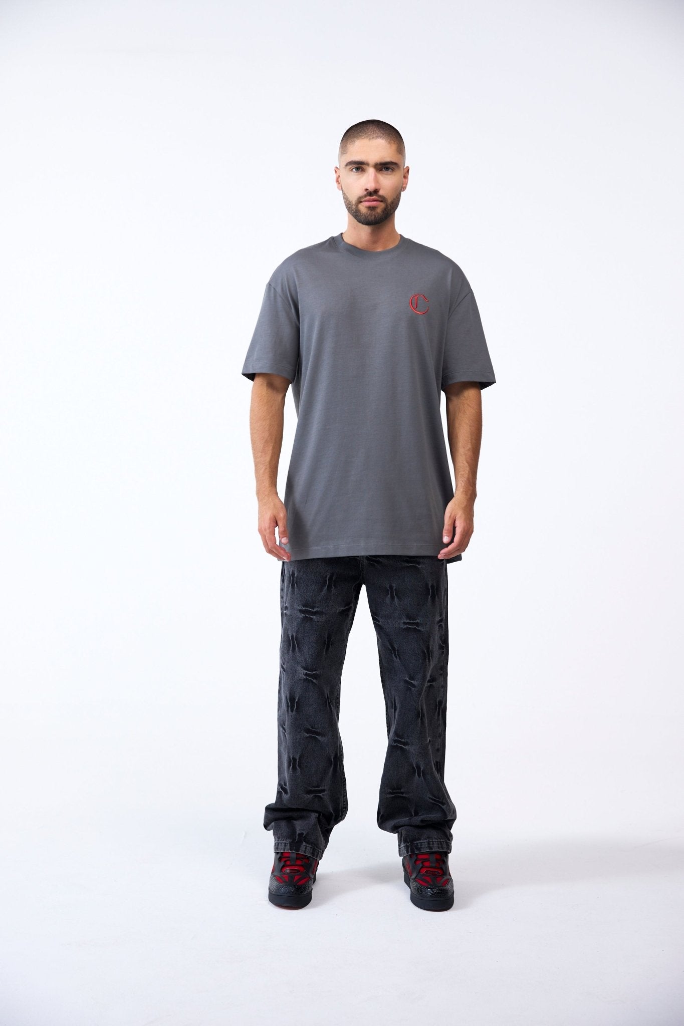 3PACK MASCULINO VENDETTA NEGRO/GRIS OSCURO/ROJO CLEMONT - CLEMONT, LLC