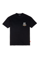 ANNEGATO BLACK MEN'S OVERSIZED T-SHIRT CLEMONT - IMAGE 4 - CLEMONT.US