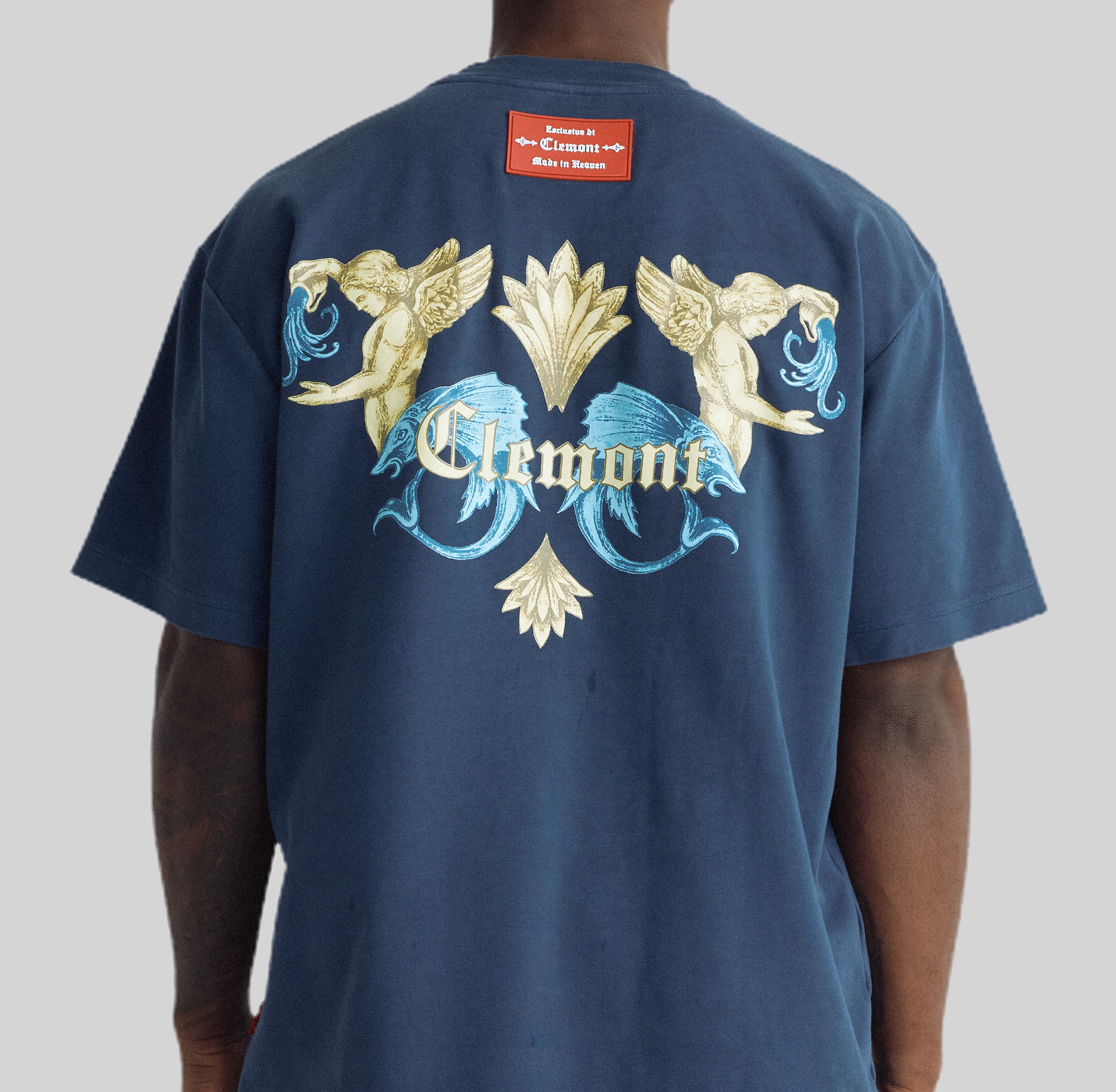 CAMISETA OVERSIZED AURORA AZUL CLEMONT