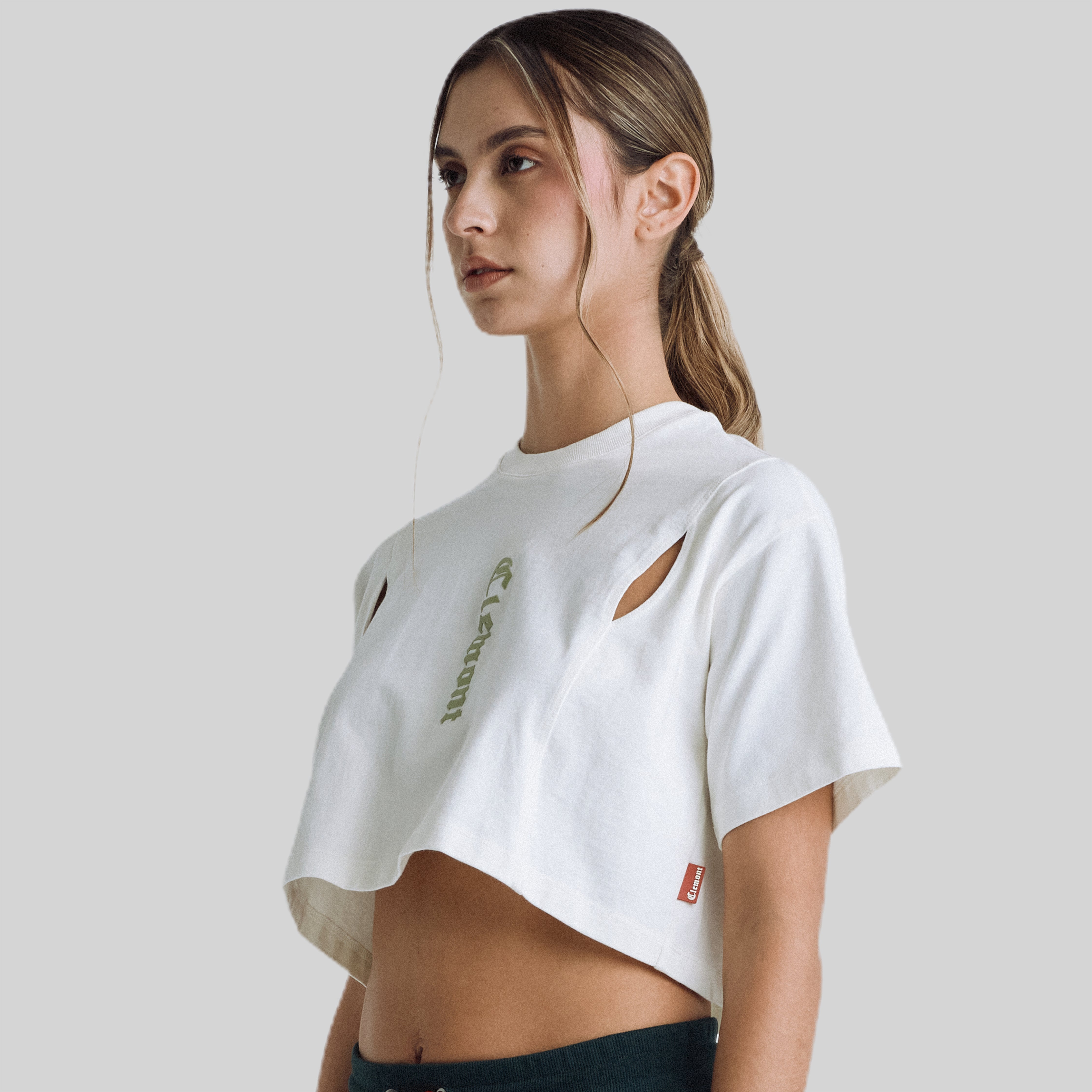 CROPTOP OVERSIZED CREPUSCOLO CREMA CLEMONT