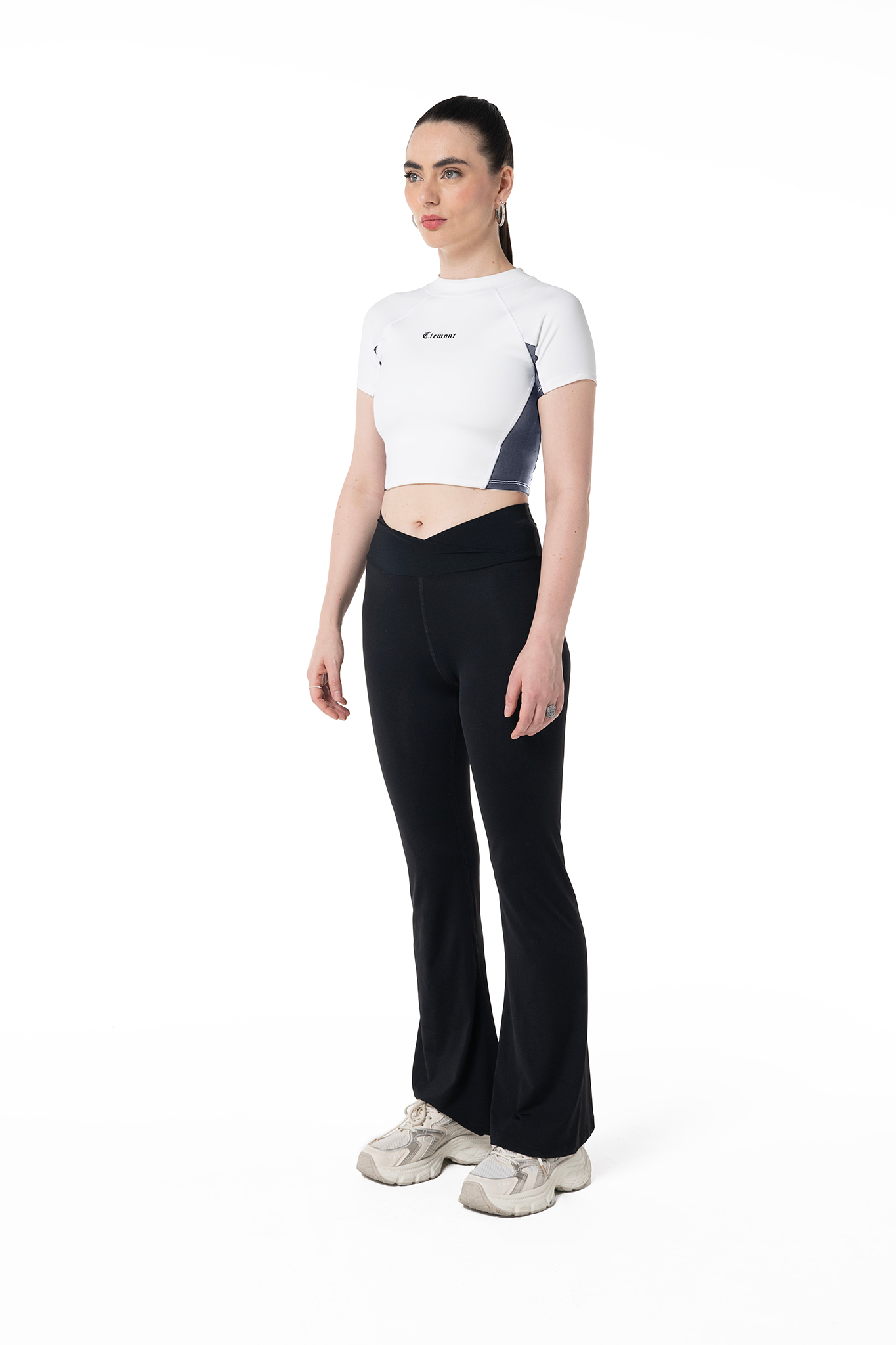 RUGIADA CREAM WOMEN'S CROP TOP CLEMONT - IMAGE 4 - CLEMONT.US
