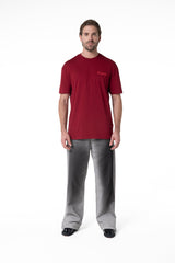CONTENITORE BURGUNDY MEN'S T-SHIRT CLEMONT - IMAGE 3 - CLEMONT.US