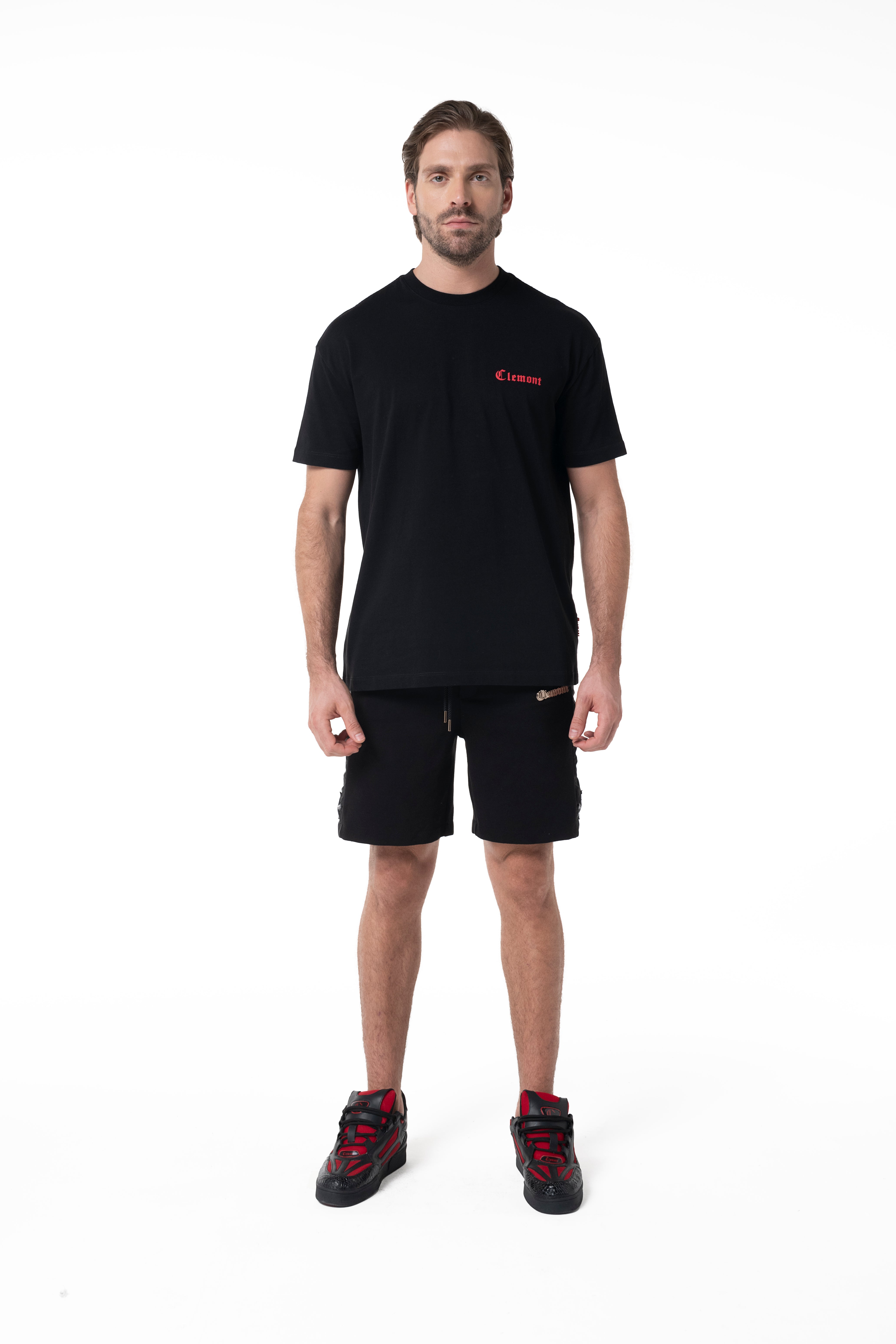 CONTENITORE BLACK MEN'S T-SHIRT CLEMONT - IMAGE 3 - CLEMONT.US