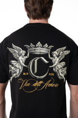 ADERIRE BLACK MEN'S T-SHIRT CLEMONT - IMAGE 2 - CLEMONT.US