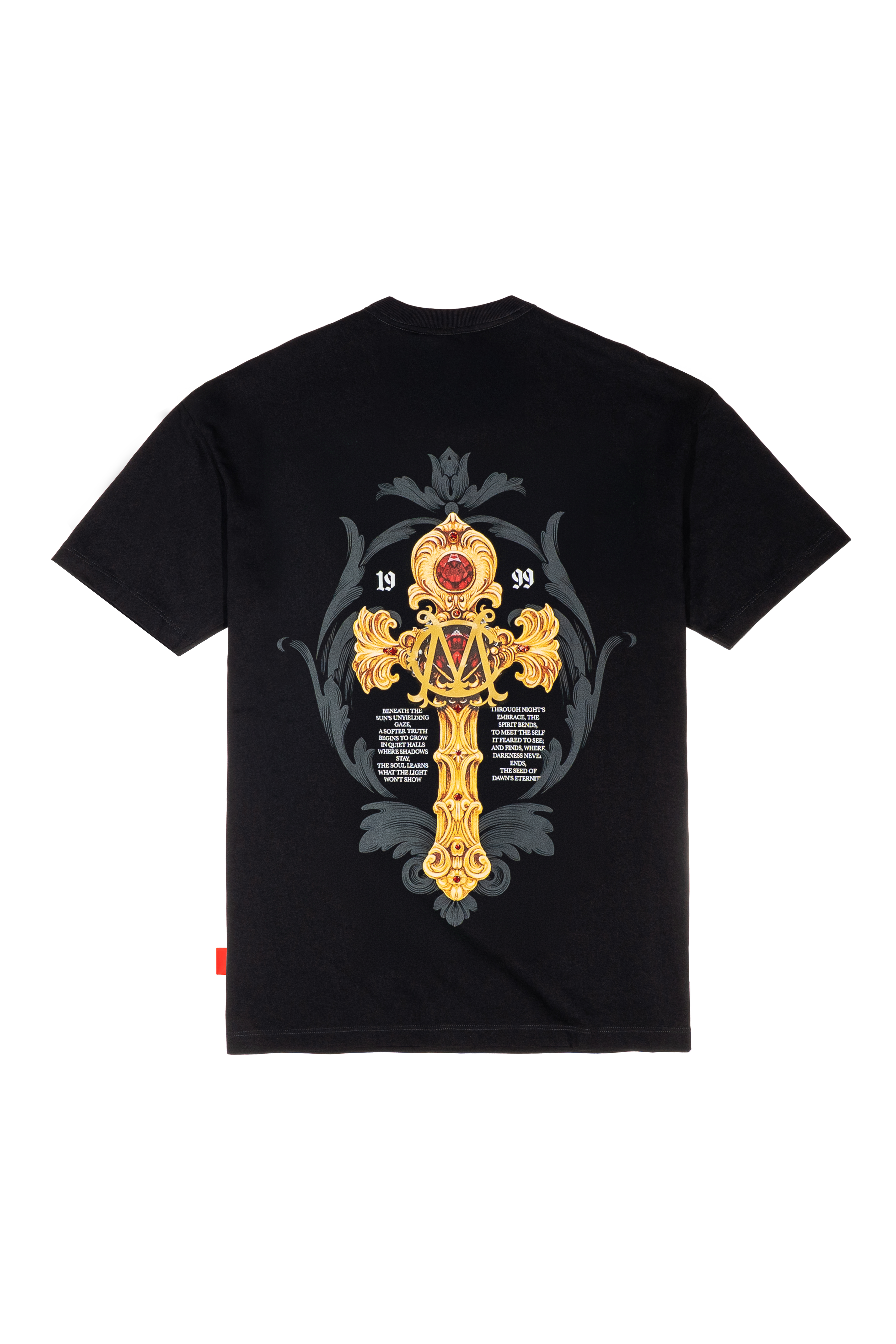 CONTENITORE BLACK MEN'S T-SHIRT CLEMONT - IMAGE 1 - CLEMONT.US