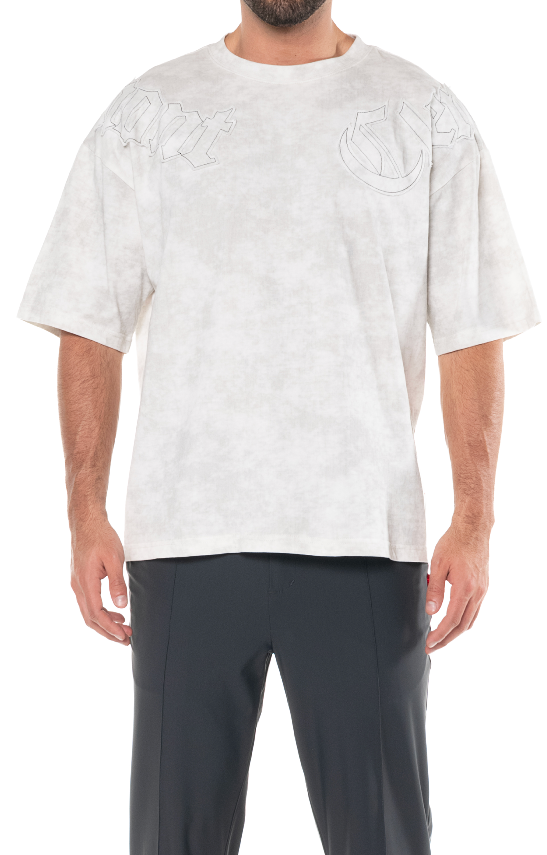 AFFANNO OVERSIZED T-SHIRT MEN CREAM