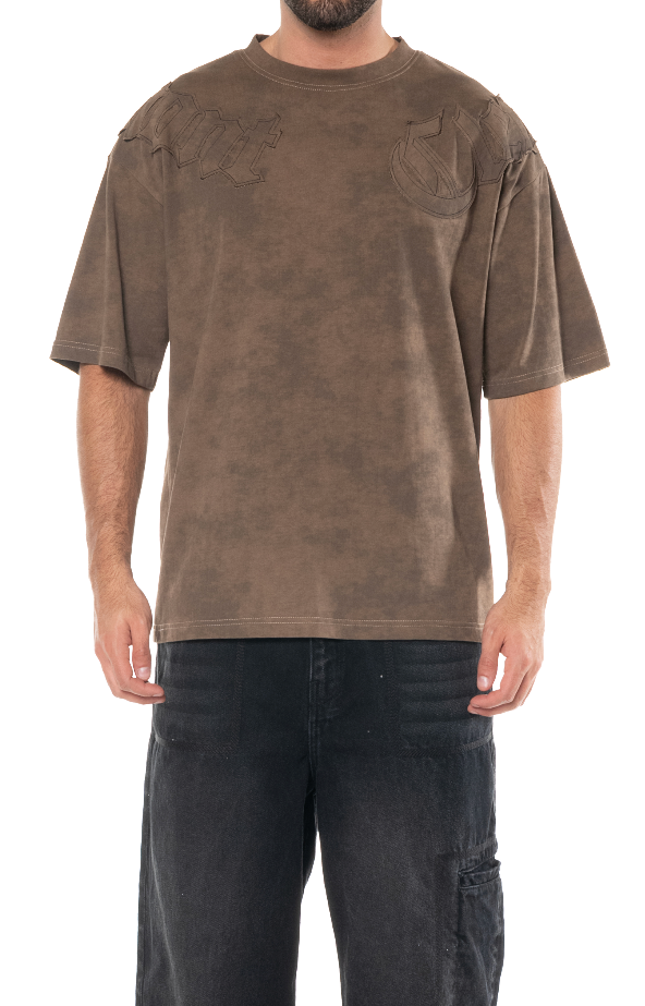 AFFANNO OVERSIZED T-SHIRT MEN CHOCOLATE