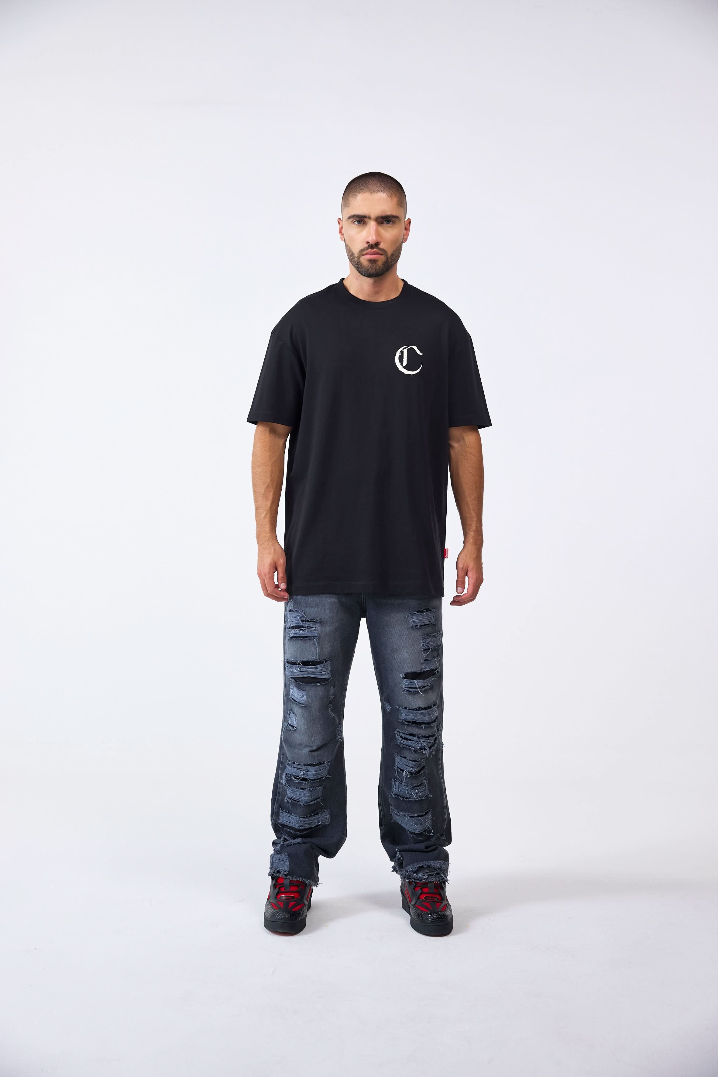 GIOIOSO T-SHIRT MEN BLACK