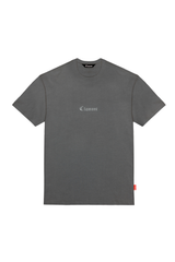 LUSINGA DARK GREY MEN'S OVERSIZED T-SHIRT CLEMONT - IMAGE 4 - CLEMONT.US