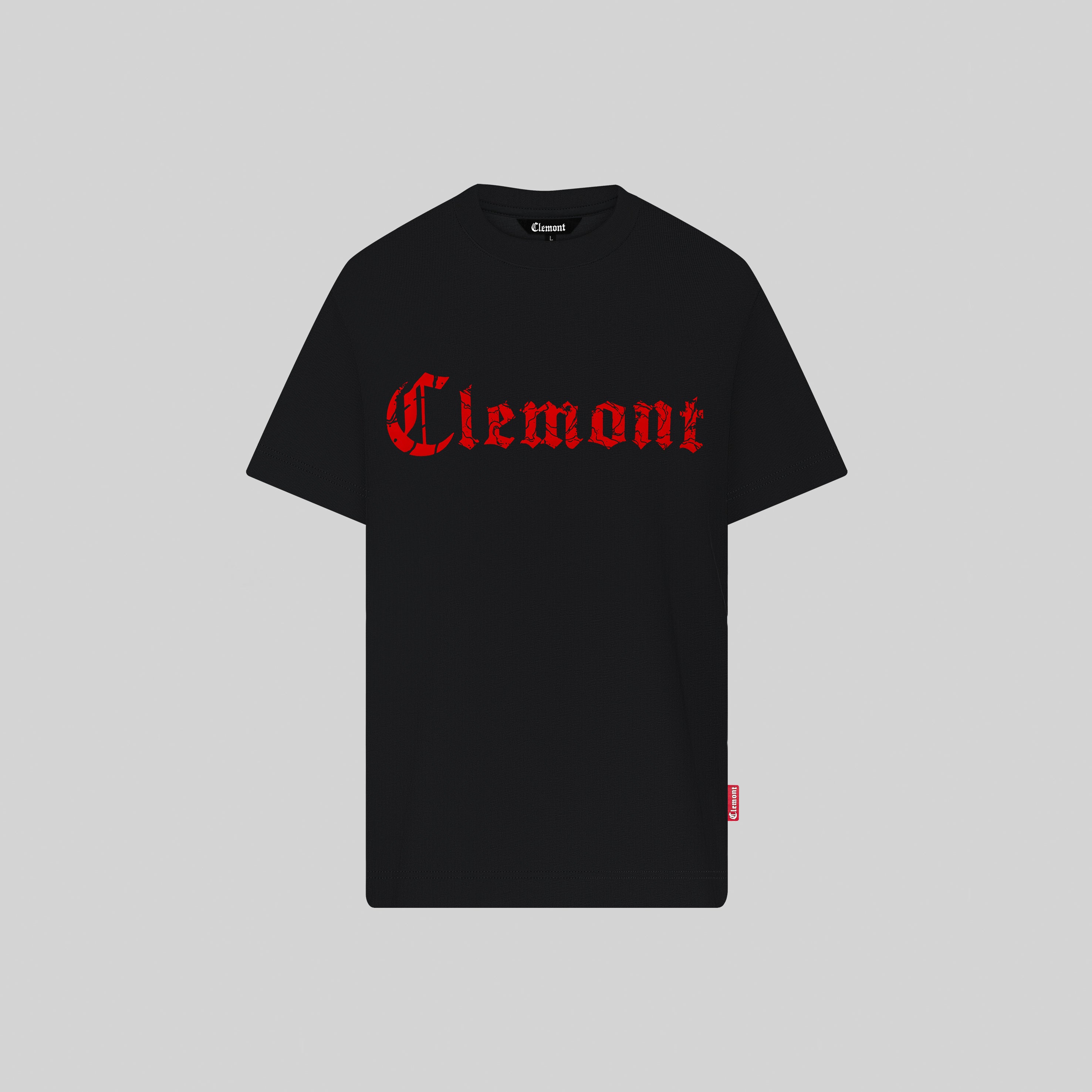 CAMISETA OVERSIZED MASSAGERO NEGRO CLEMONT