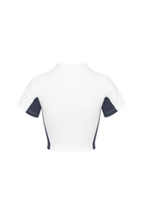 RUGIADA CREAM WOMEN'S CROP TOP CLEMONT - IMAGE 3 - CLEMONT.US