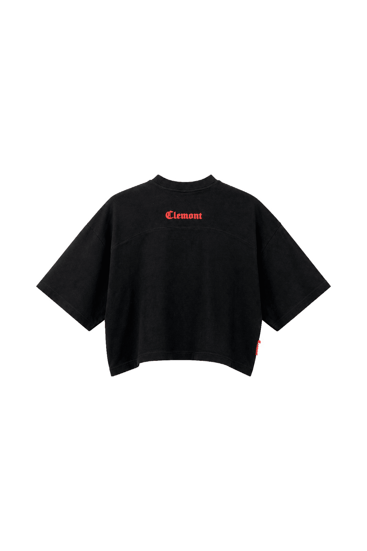 ATTRAZIONE BLACK WOMENS CROP TOP CLEMONT - CLEMONT US