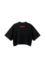 ATTRAZIONE BLACK WOMENS CROP TOP CLEMONT - CLEMONT US