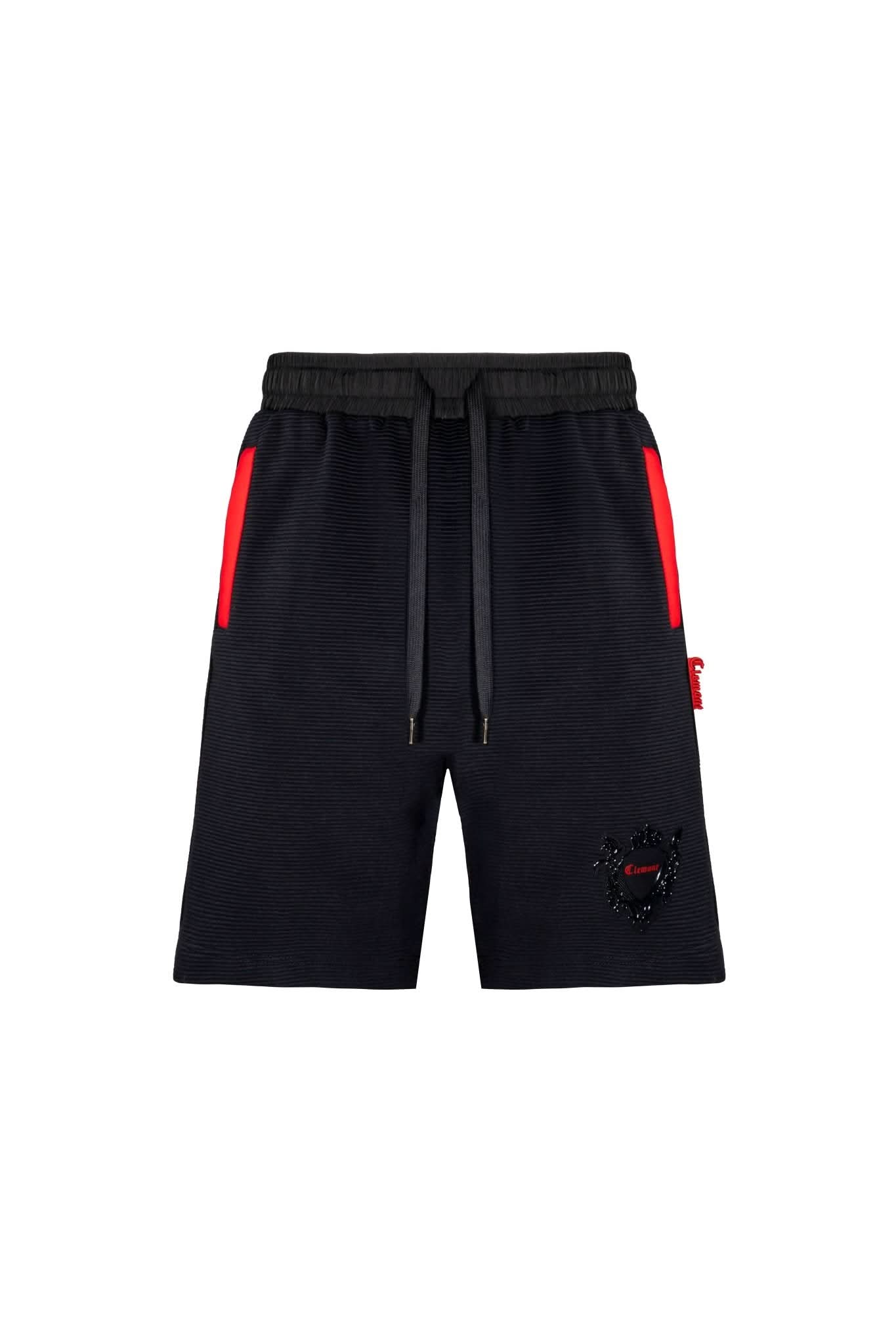 BERMUDA MASCULINA ÁULICO NEGRO CLEMONT - CLEMONT, LLC