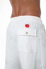 BERMUDA MASCULINA IL MALE CREMA/NEGRO CLEMONT - CLEMONT, LLC