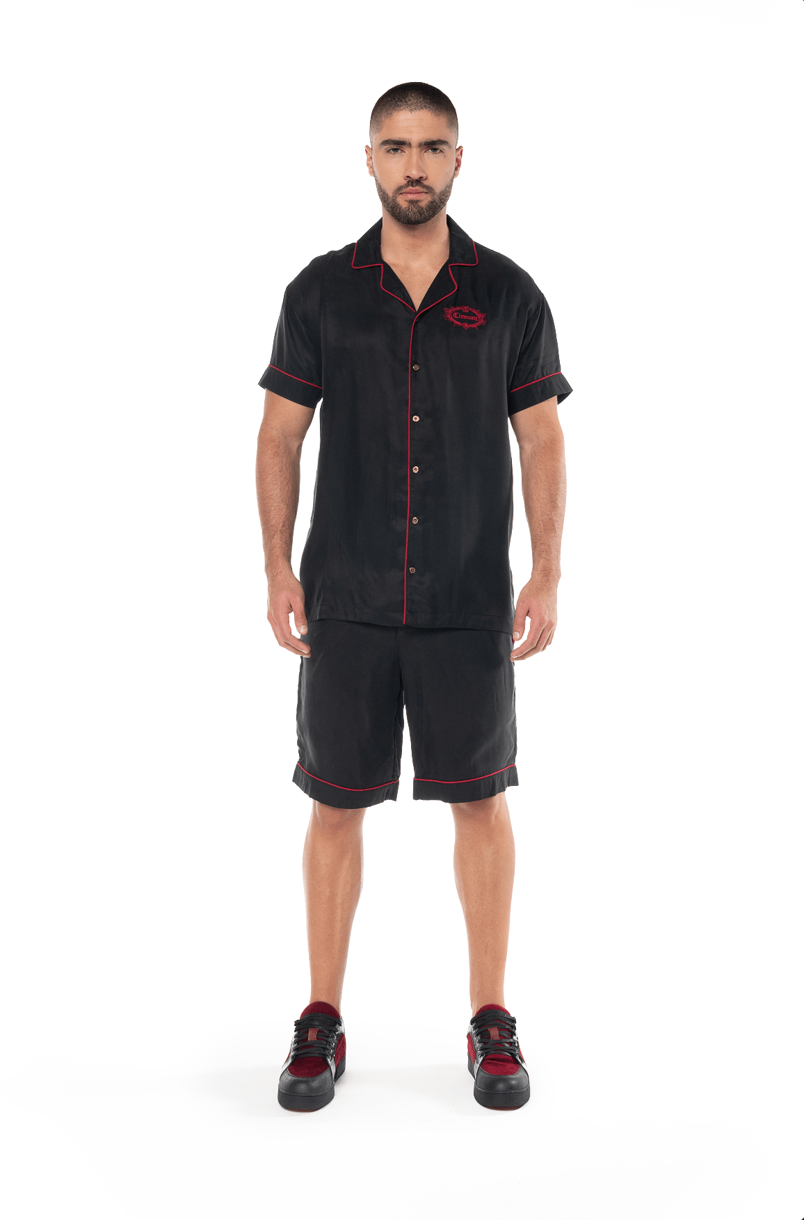 CAMISA DINAMO NEGRO/ROJO MASCULINO CLEMONT - CLEMONT, LLC