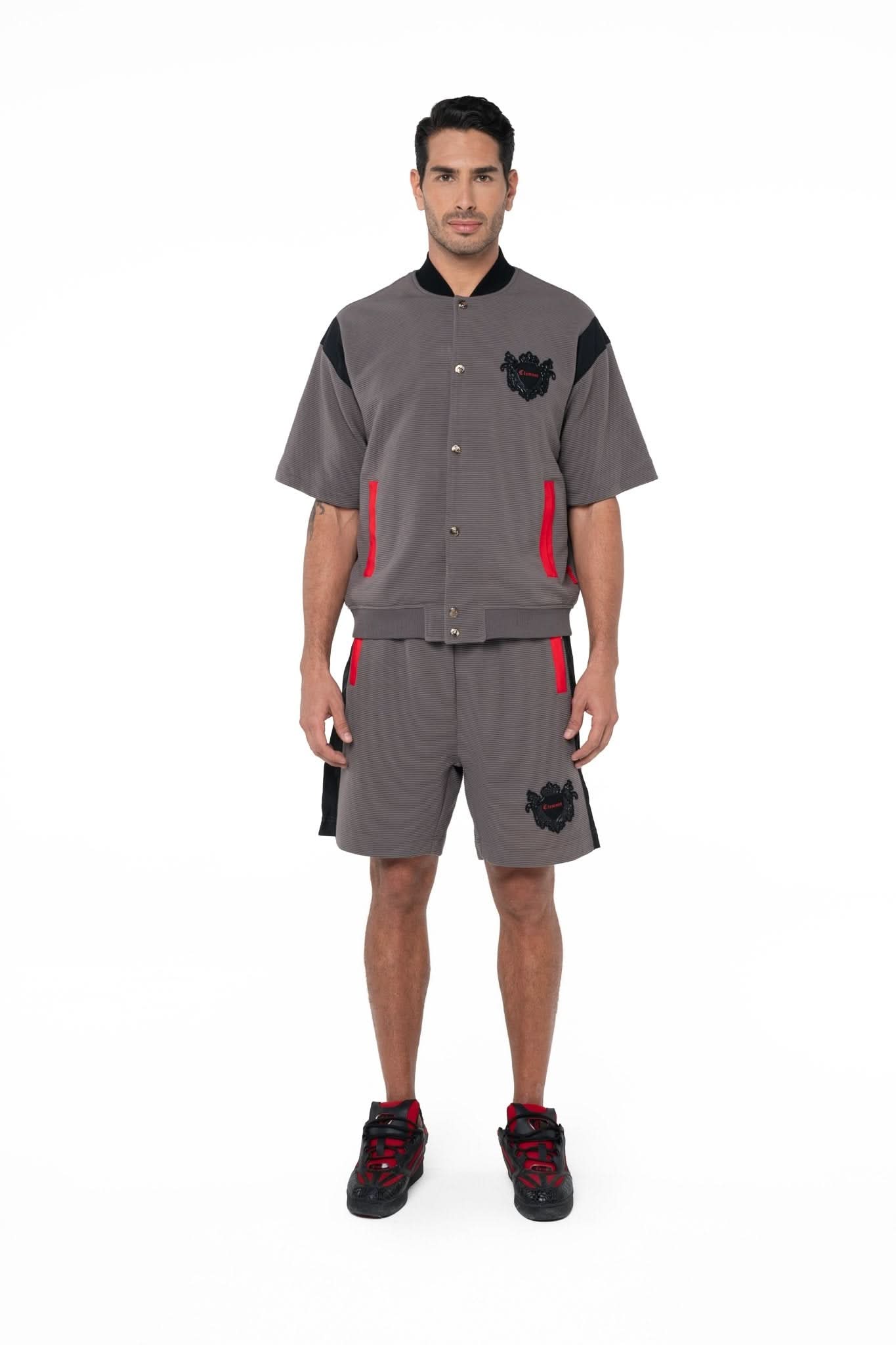 CAMISA SEMI OVERSIZED MASCULINA ISTANA GRIS CLEMONT - CLEMONT, LLC