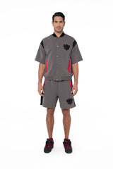 CAMISA SEMI OVERSIZED MASCULINA ISTANA GRIS CLEMONT - CLEMONT, LLC
