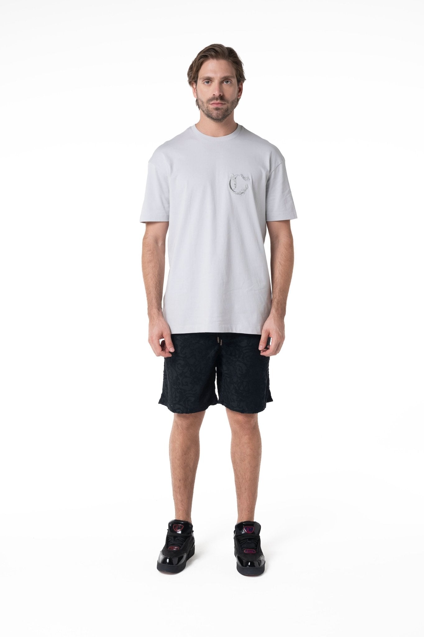 ANCORAGGIO GREY MEN'S T-SHIRT CLEMONT - IMAGE 4 - CLEMONT.US