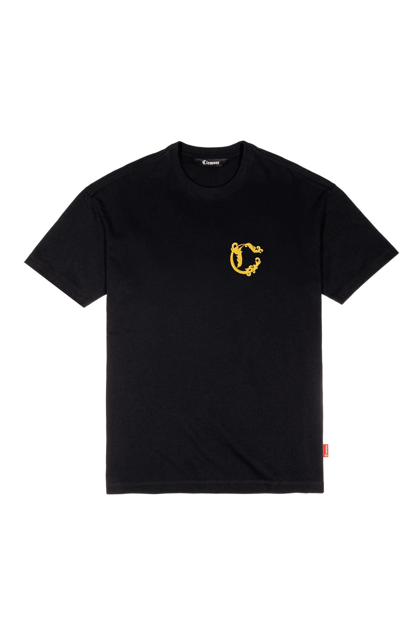 ANCORAGGIO BLACK MEN'S T-SHIRT CLEMONT - IMAGE 1 - CLEMONT.US