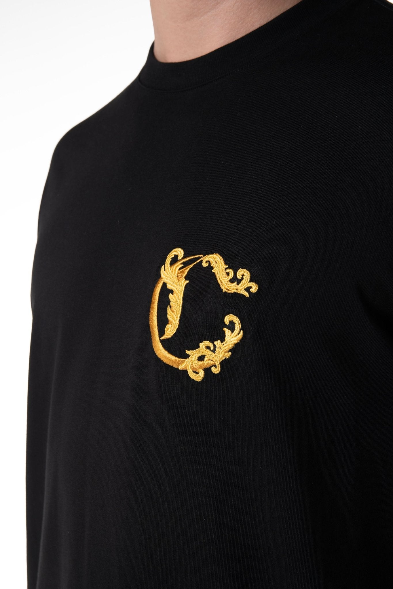 ANCORAGGIO BLACK MEN'S T-SHIRT CLEMONT - IMAGE 2 - CLEMONT.US