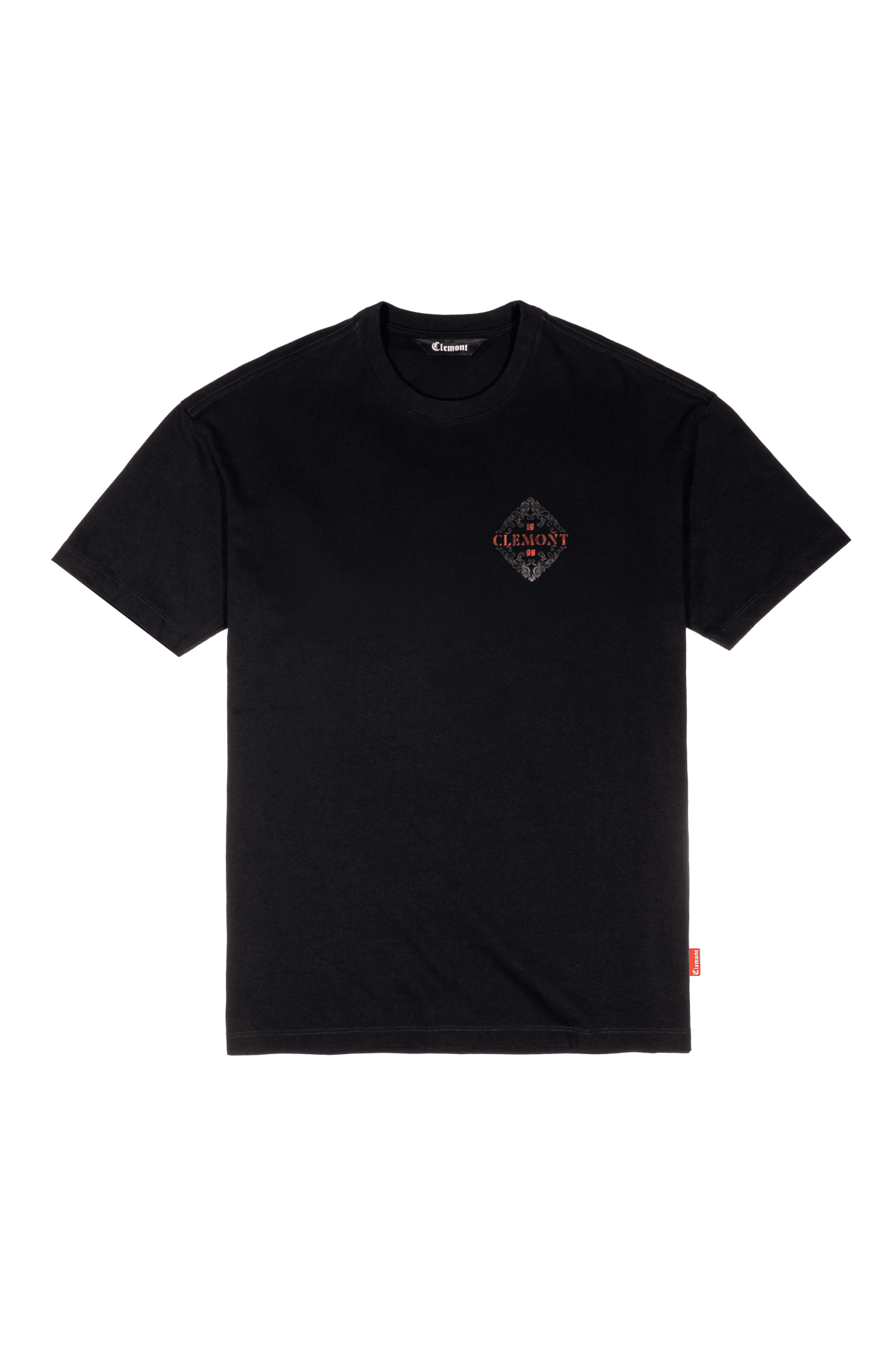 ECLISSATO BLACK MEN'S T-SHIRT CLEMONT - IMAGE 3 - CLEMONT.US