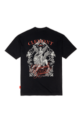 ECLISSATO BLACK MEN'S T-SHIRT CLEMONT - IMAGE 1 - CLEMONT.US