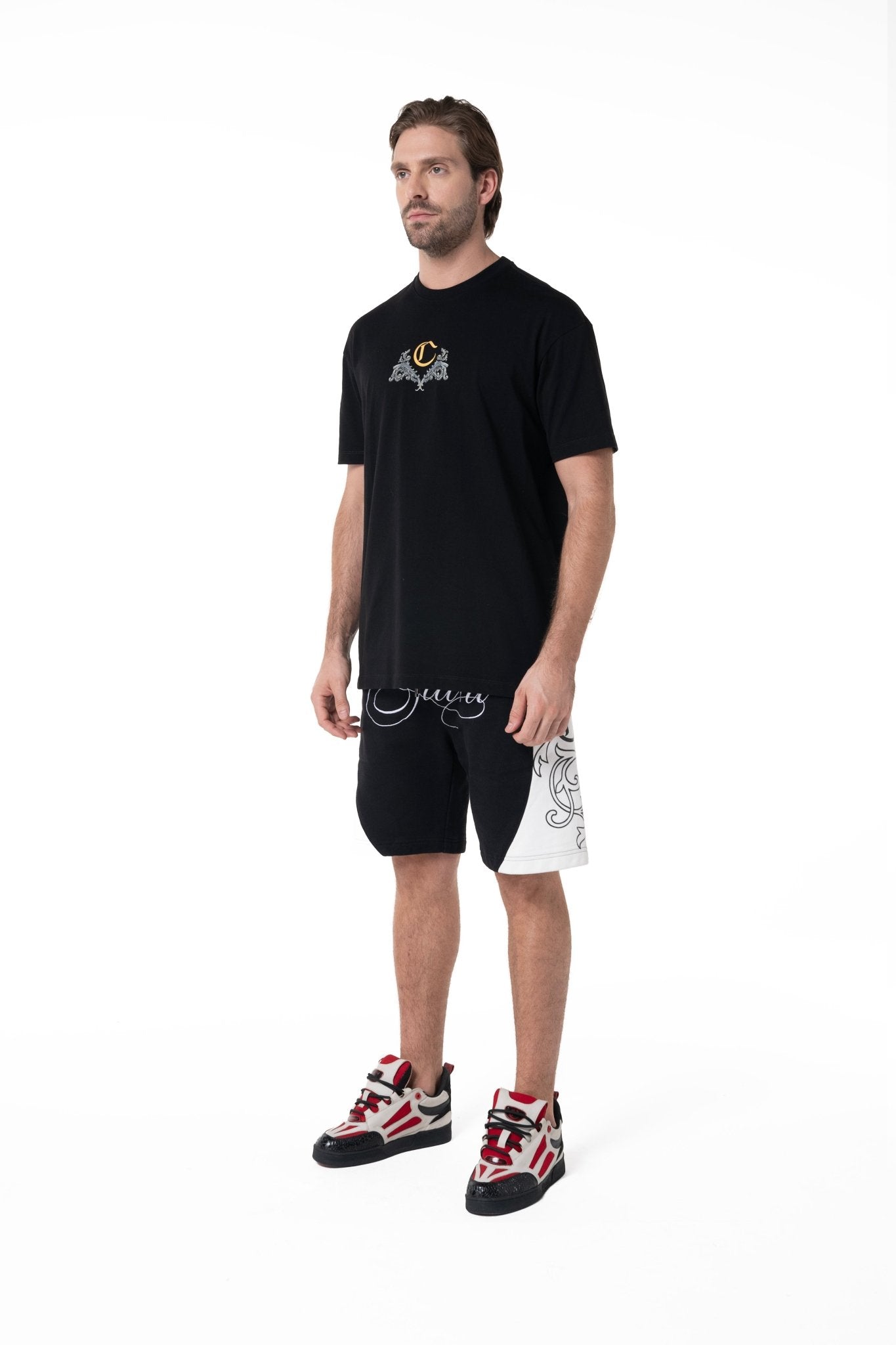 FASCINO BLACK MEN'S T-SHIRT CLEMONT - IMAGE 5 - CLEMONT.US